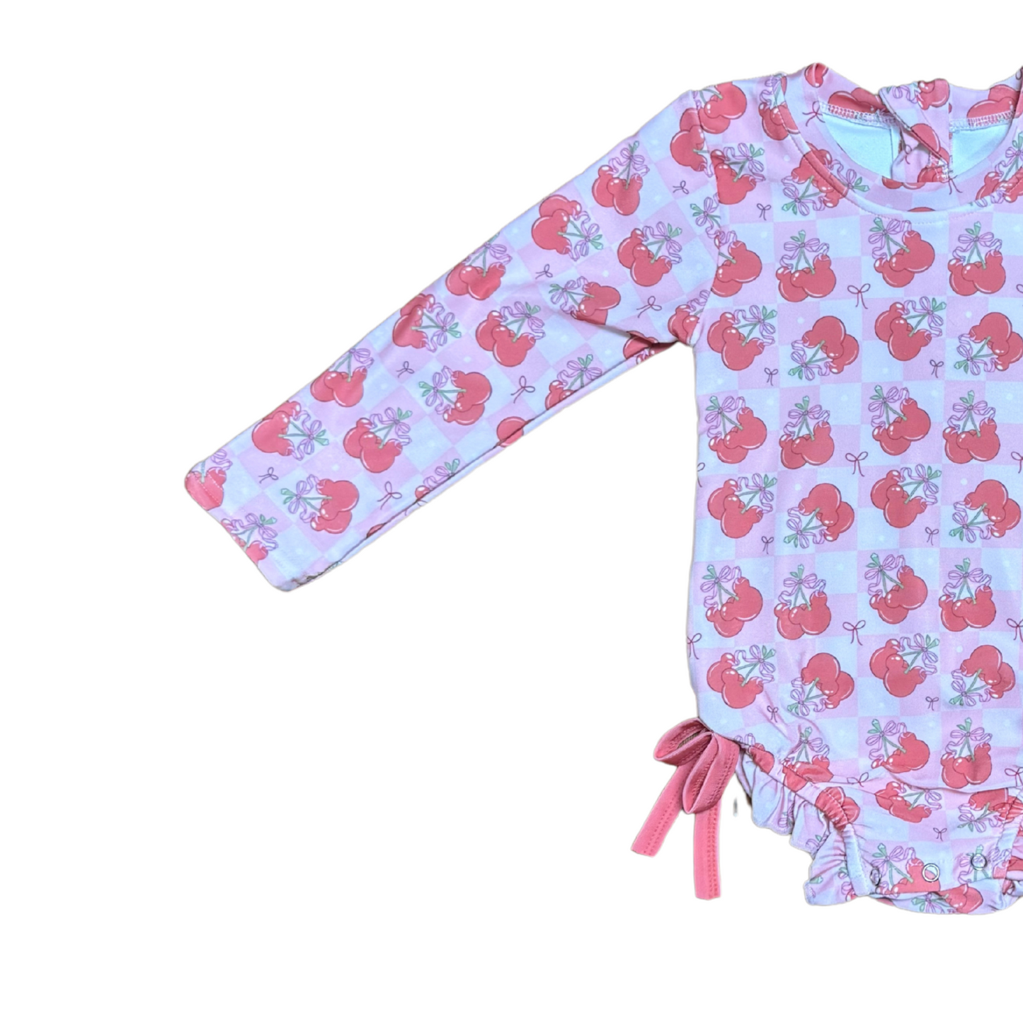 Minnie Cherries Rashguard Swimsuit