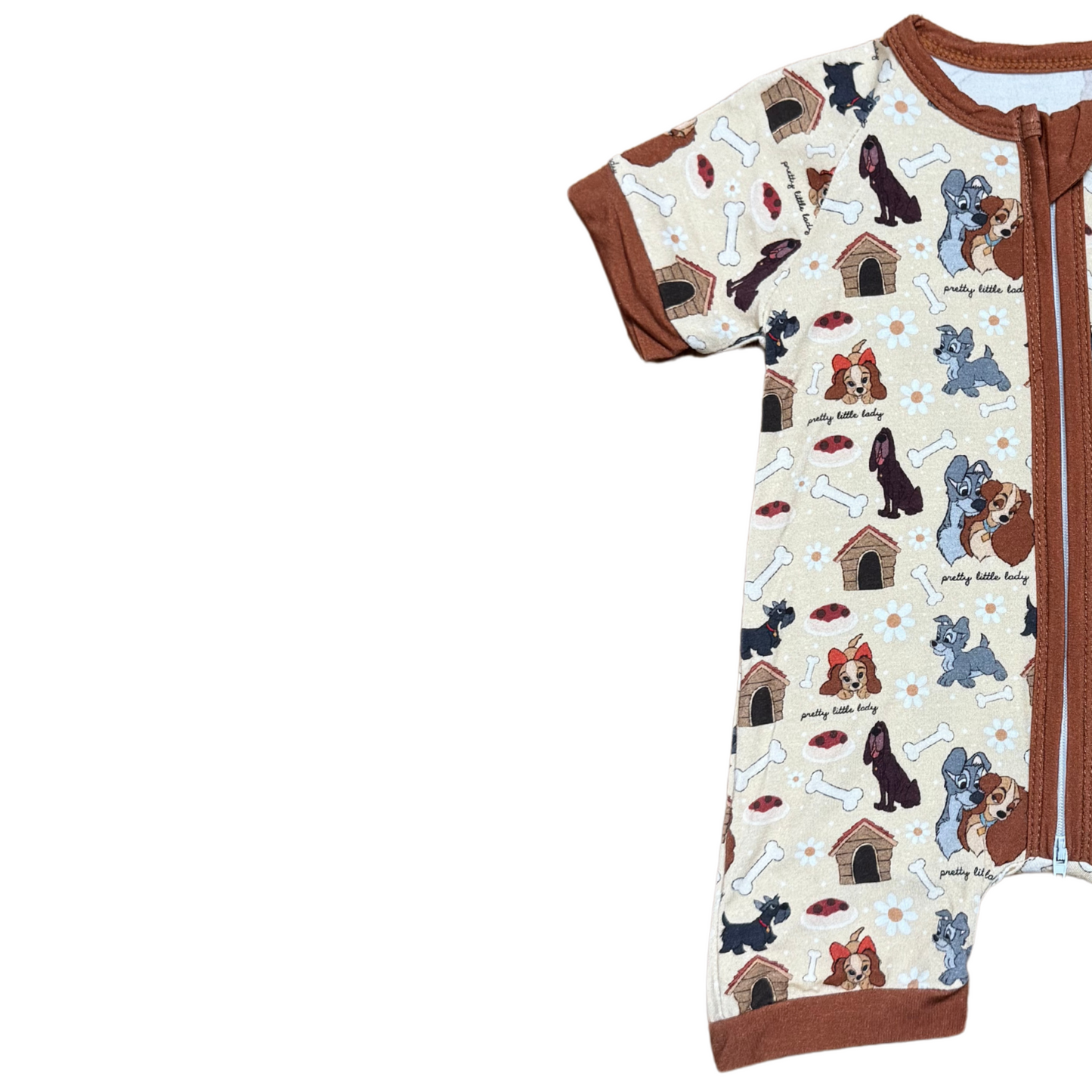 Lady & The Tramp Bamboo Short Romper