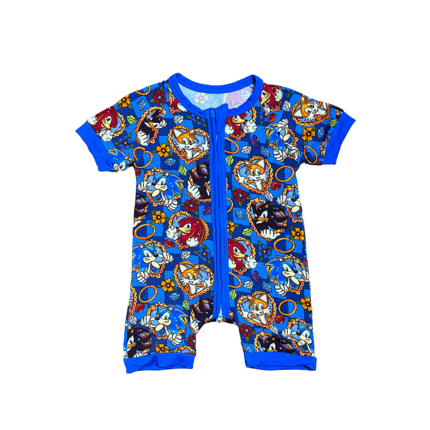Sonic Bamboo Short Romper