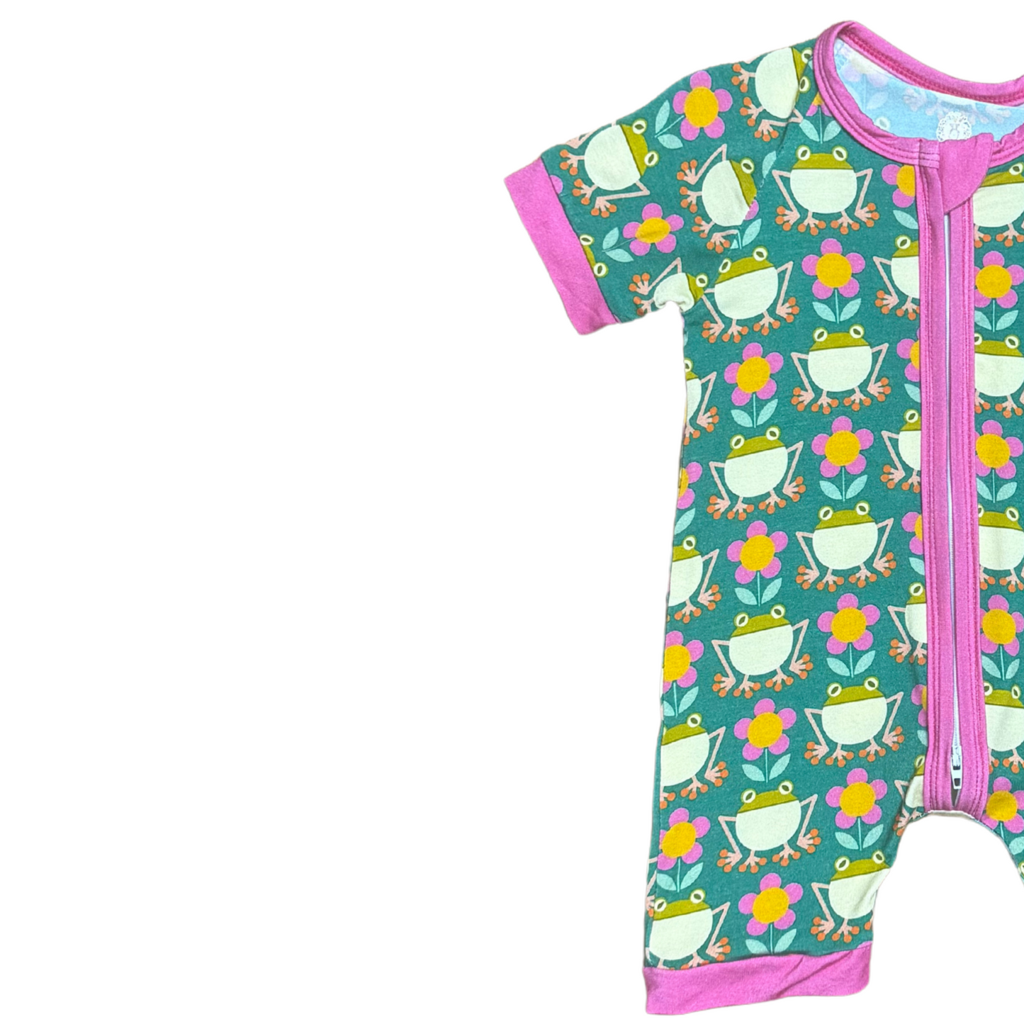 Leap Frog Bamboo Short Romper