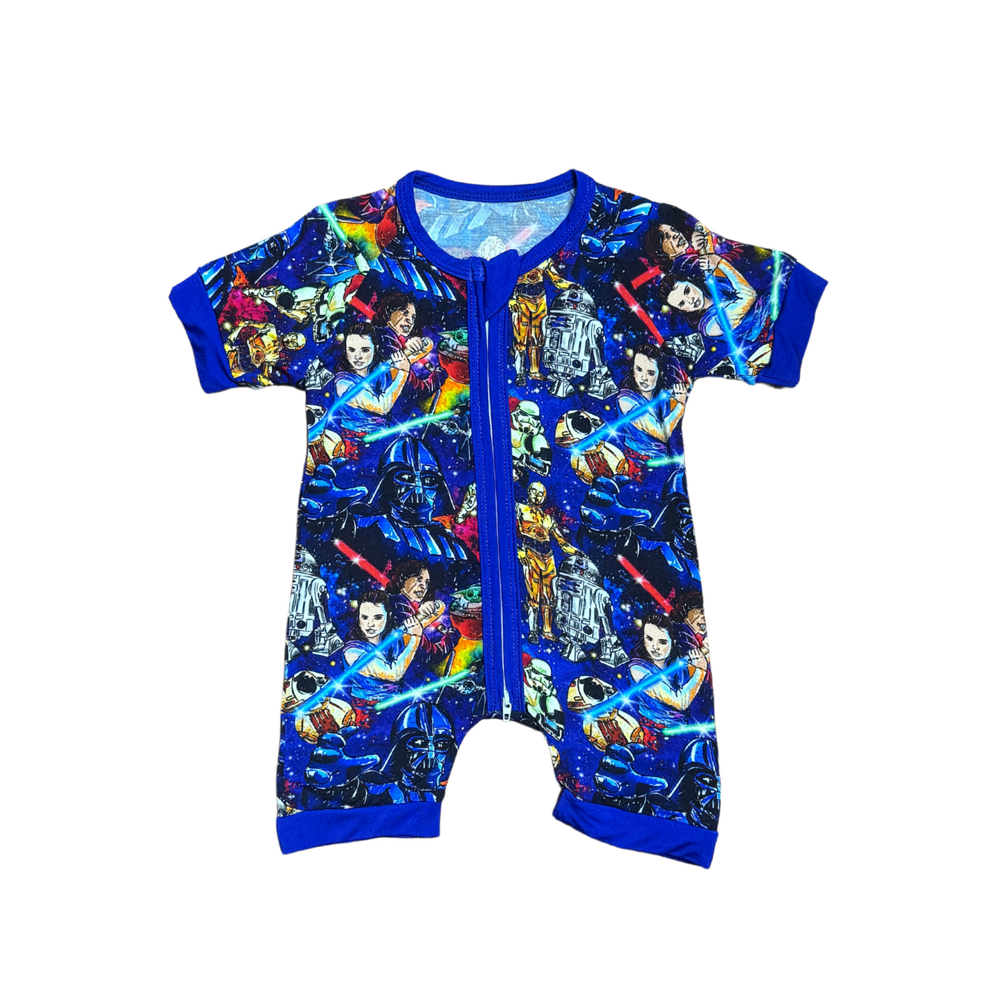 May The Force Be With You Bamboo Short Rommper