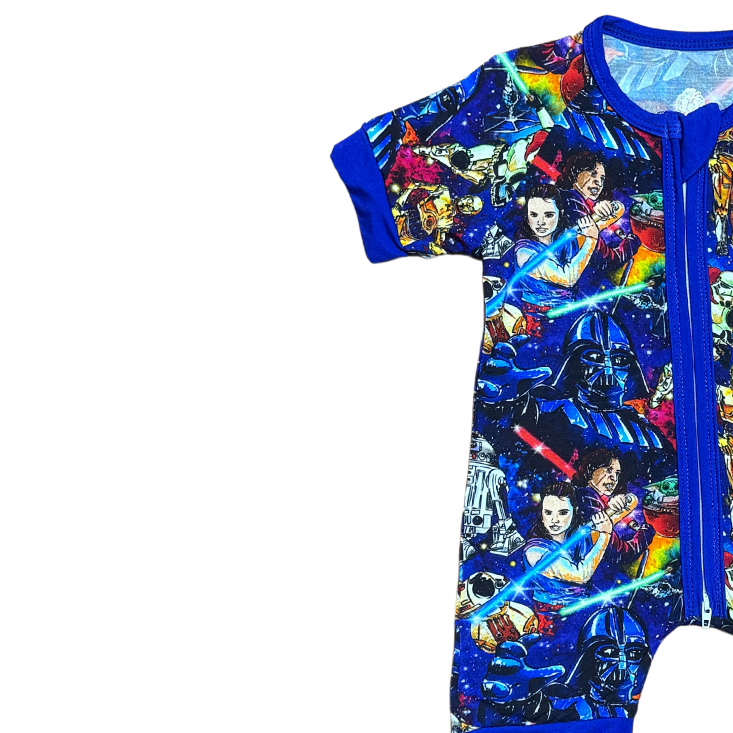 May The Force Be With You Bamboo Short Rommper