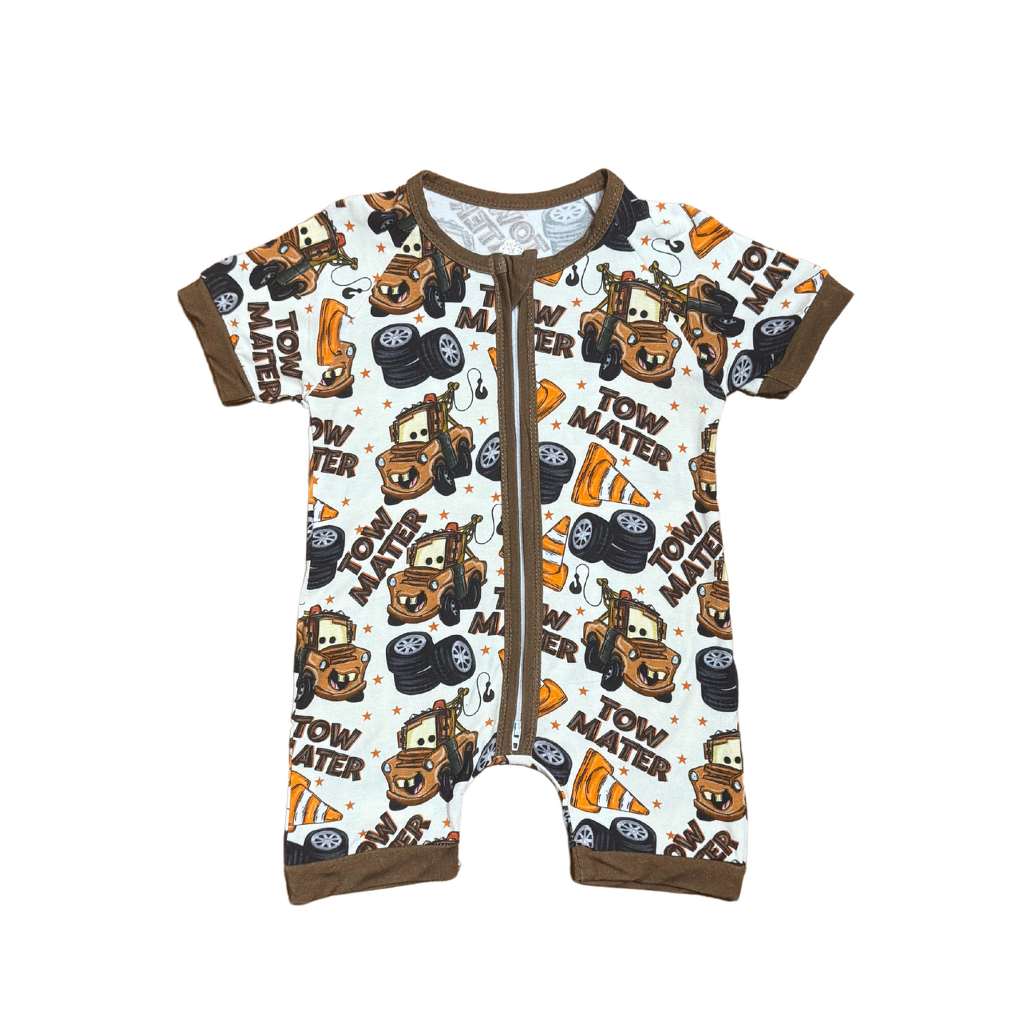 Totally Tow-Mater Bamboo Short Romper