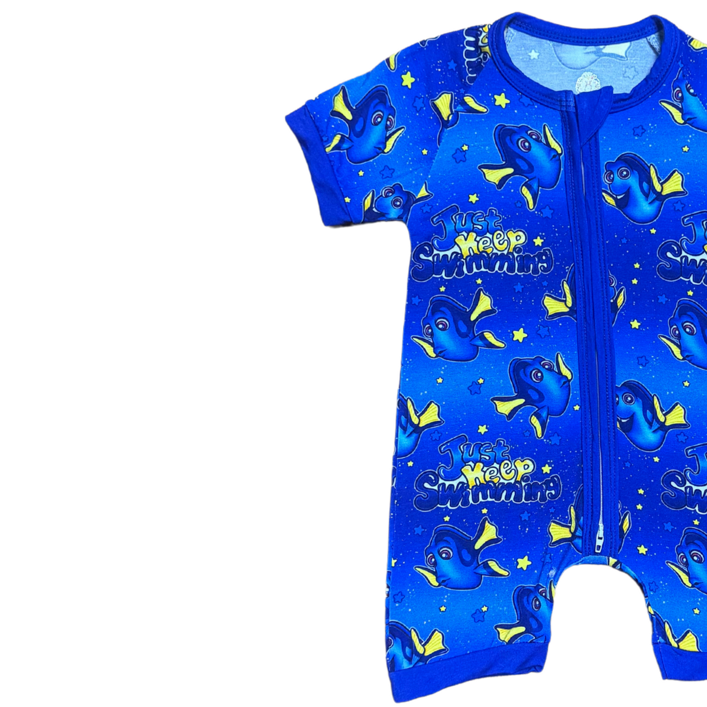 Adorable Dory Bamboo Short Romper