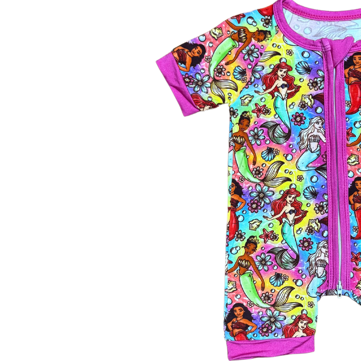 Disney Princess Mermaids Bamboo Short Romper