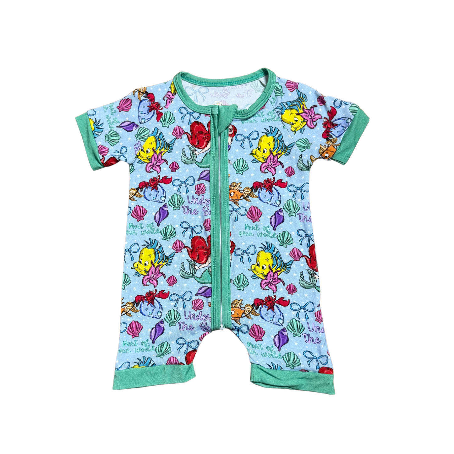 Under the Sea Bamboo Short Romper