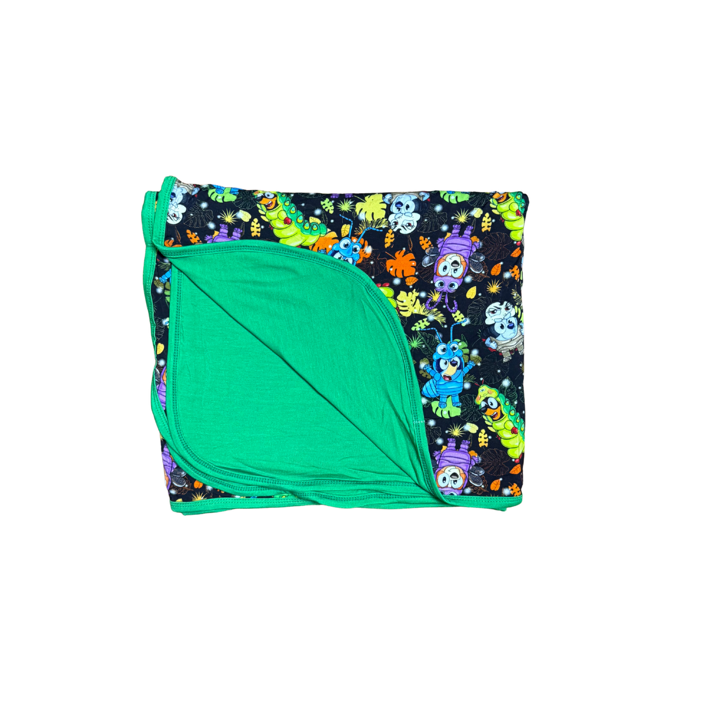 It's a Bluey Bugs Life Bamboo Blanket