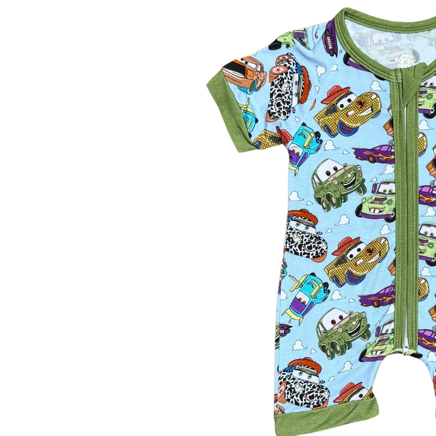 Cars Story Bamboo Short Romper