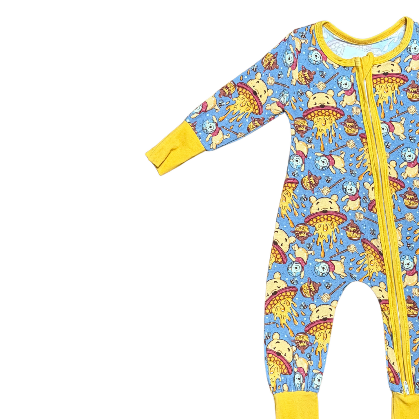 Honeycomb Abduction Bamboo Romper