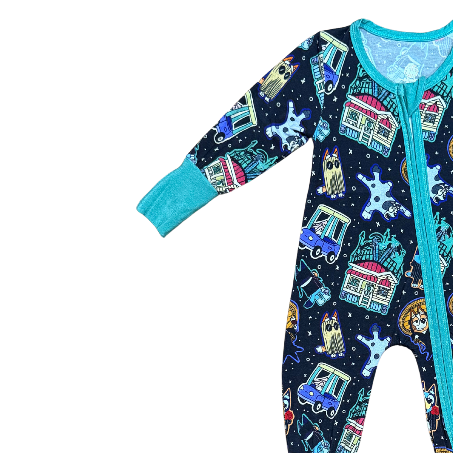It's Wednesday, Bluey Bamboo Romper