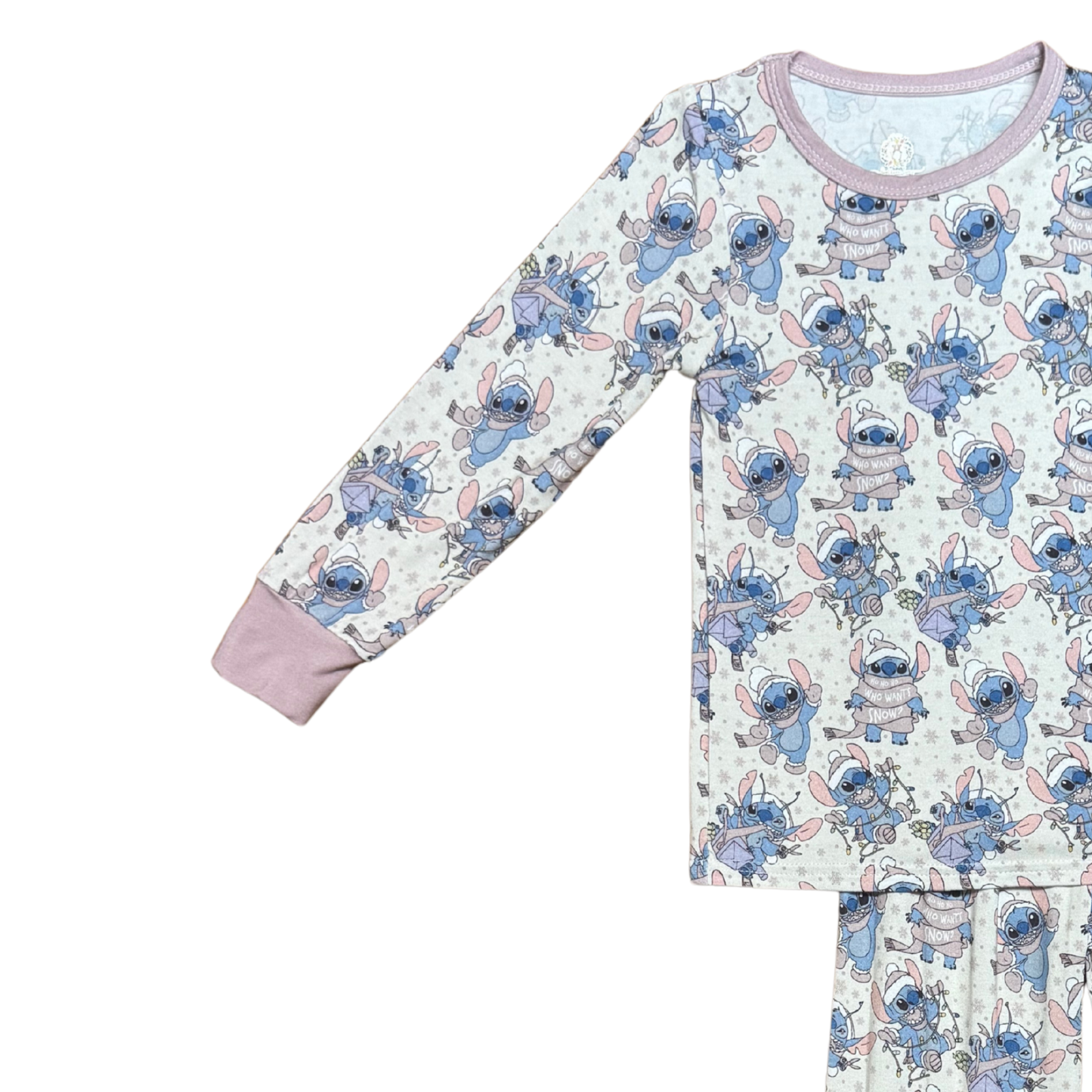 Stitch, Let It Snow Bamboo PJ's
