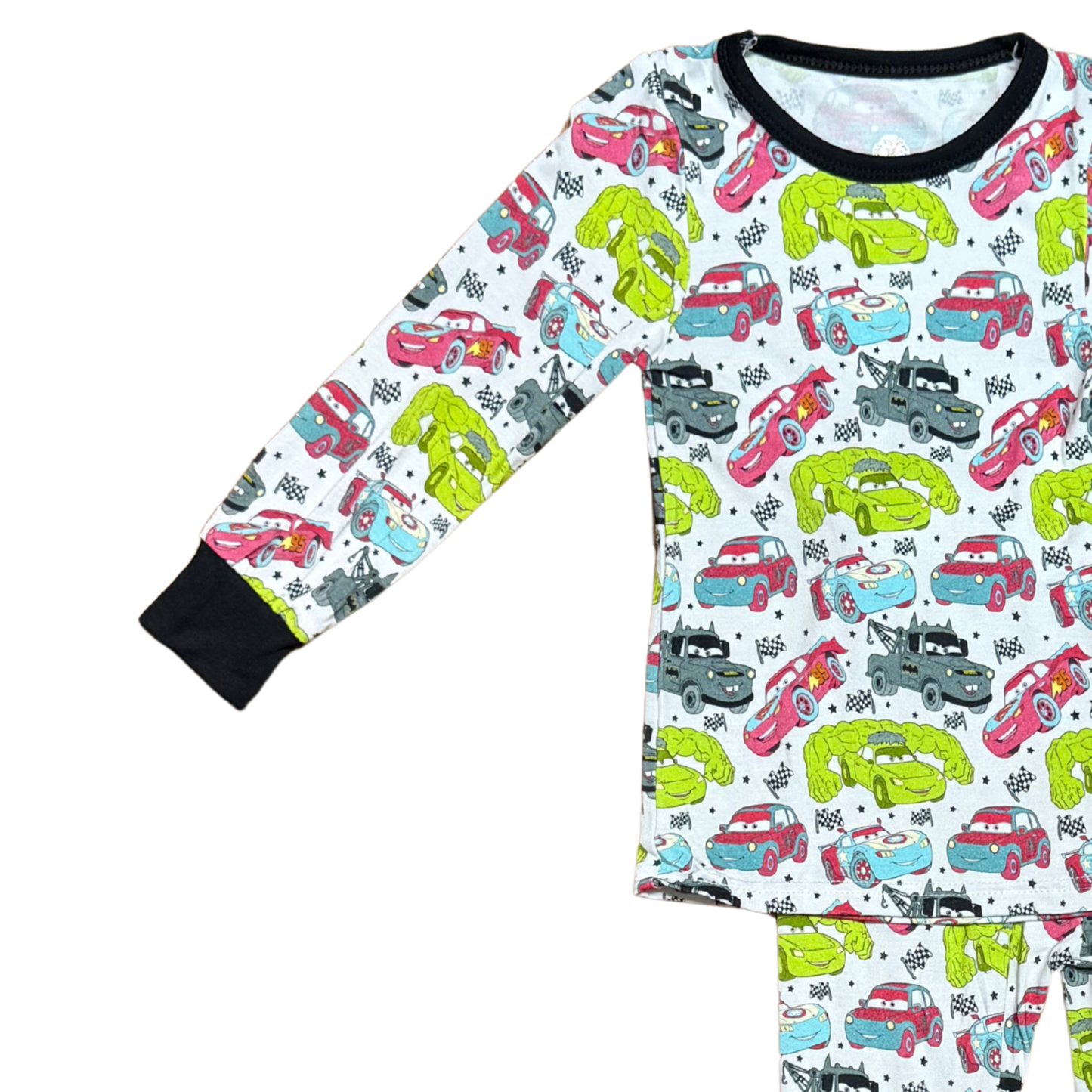 Superhero Cars Bamboo PJ's