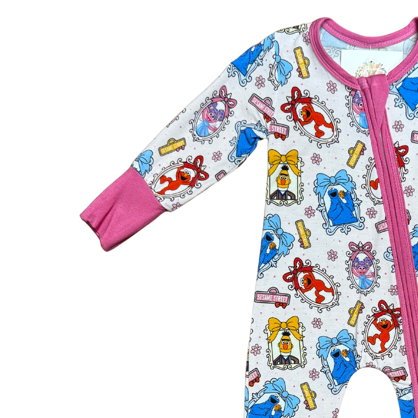 Sesame Street Coquette Frames Bamboo Romper
