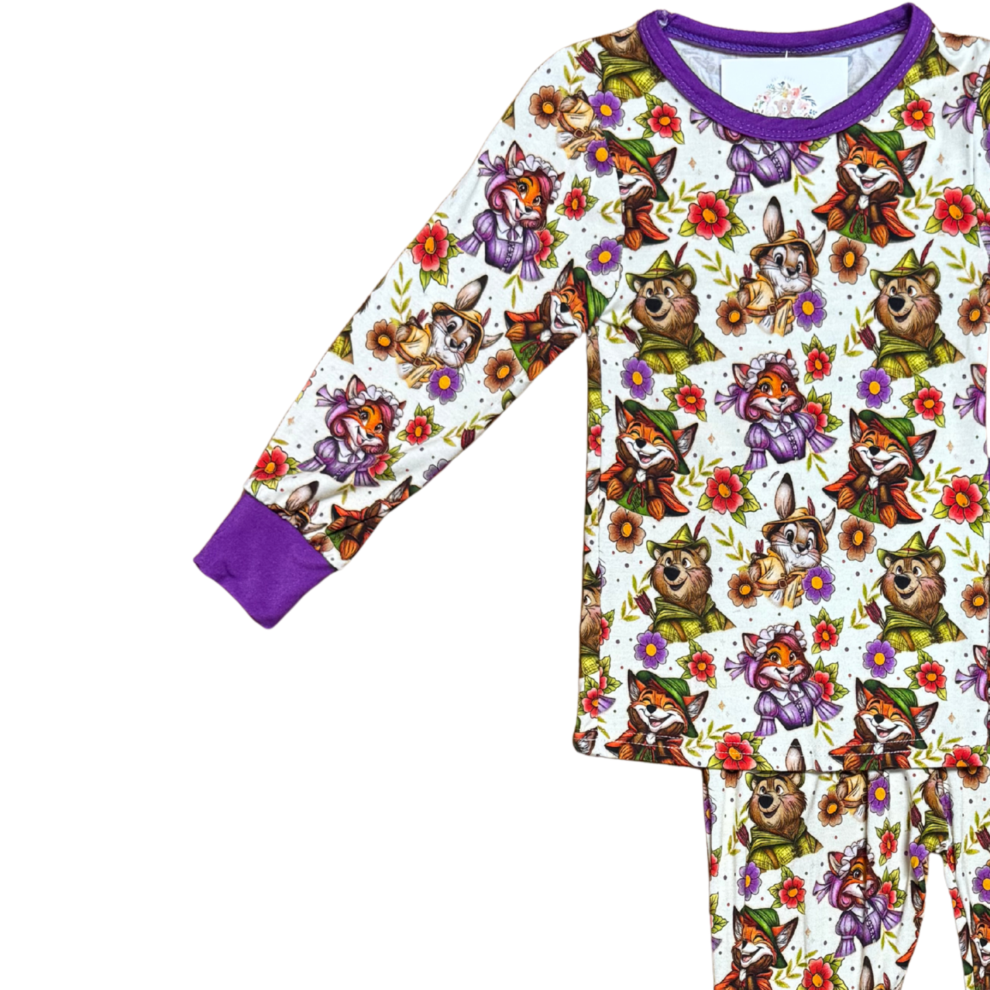 Robin Hood Characters Bamboo PJ's