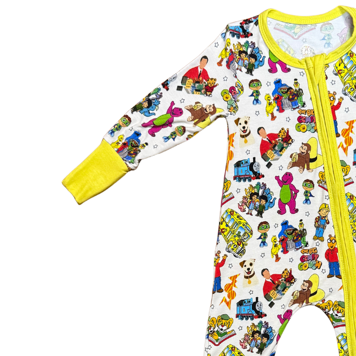 PBS Cartoon Mashup Bamboo Romper