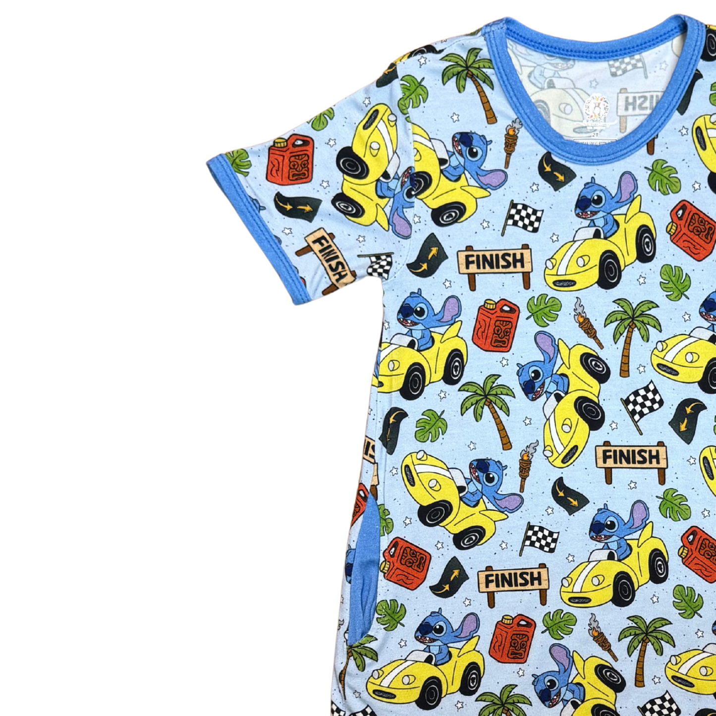 Racing Stitch Bamboo Night Gown