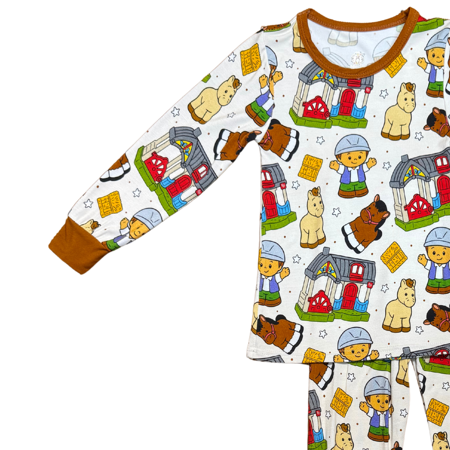 Little People On The Farm Bamboo PJ's