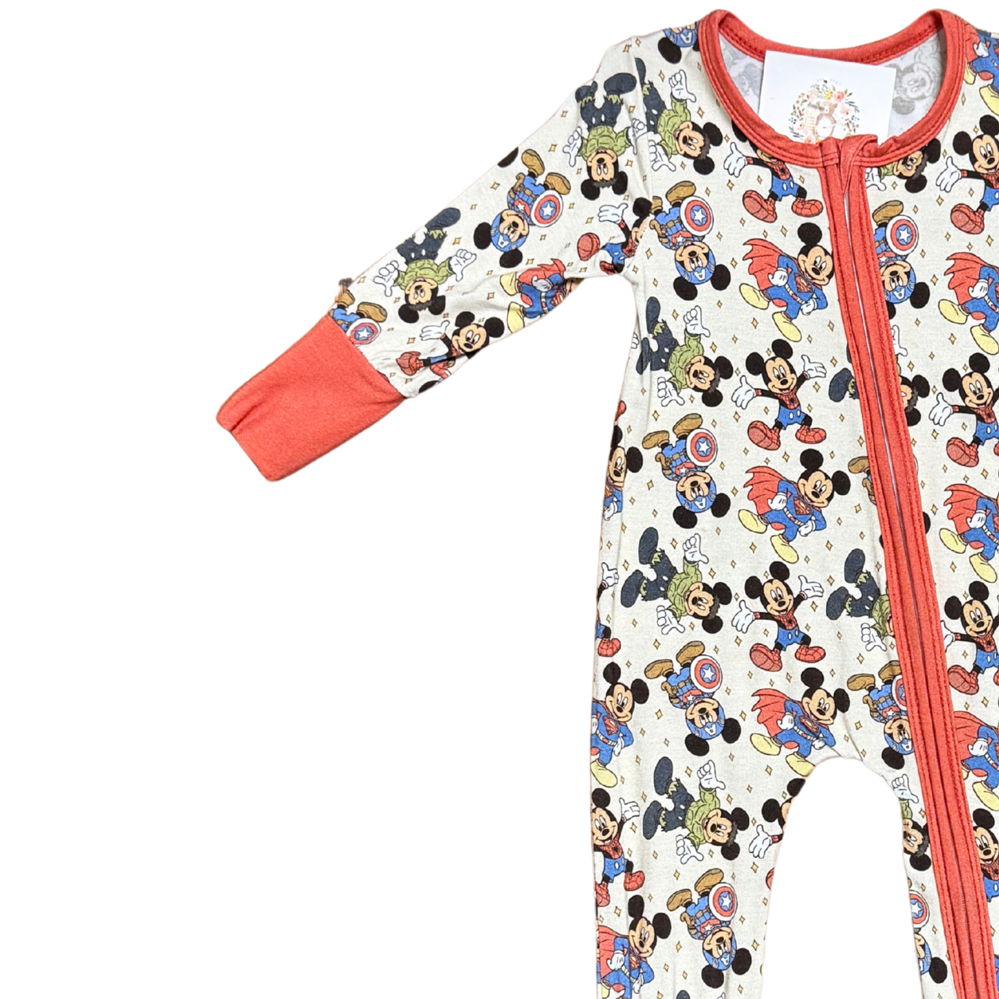 Marvel Mickey Bamboo Romper