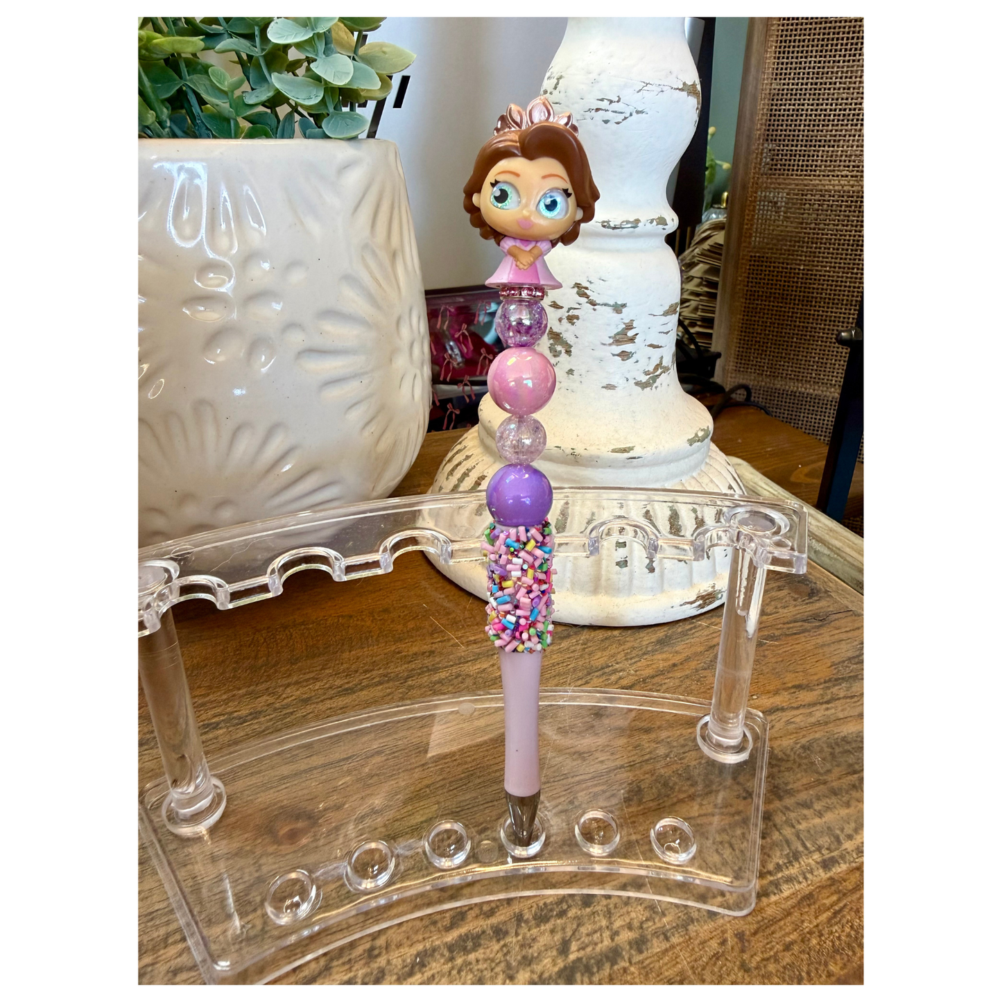 Disney Doorable Beaded Pen - Princess Rapunzel