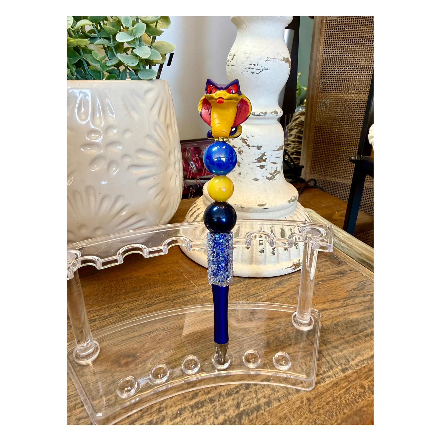 Disney Doorable Beaded Pen - Snake Jafar
