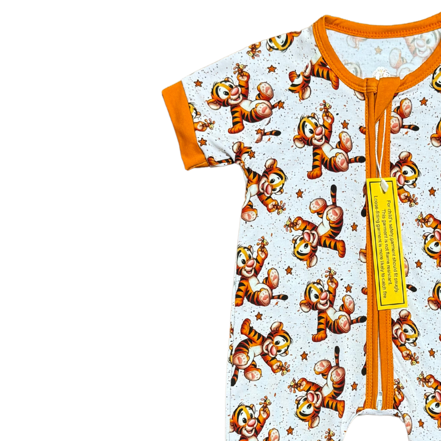 Little Bitty Tigger Bamboo Short Romper