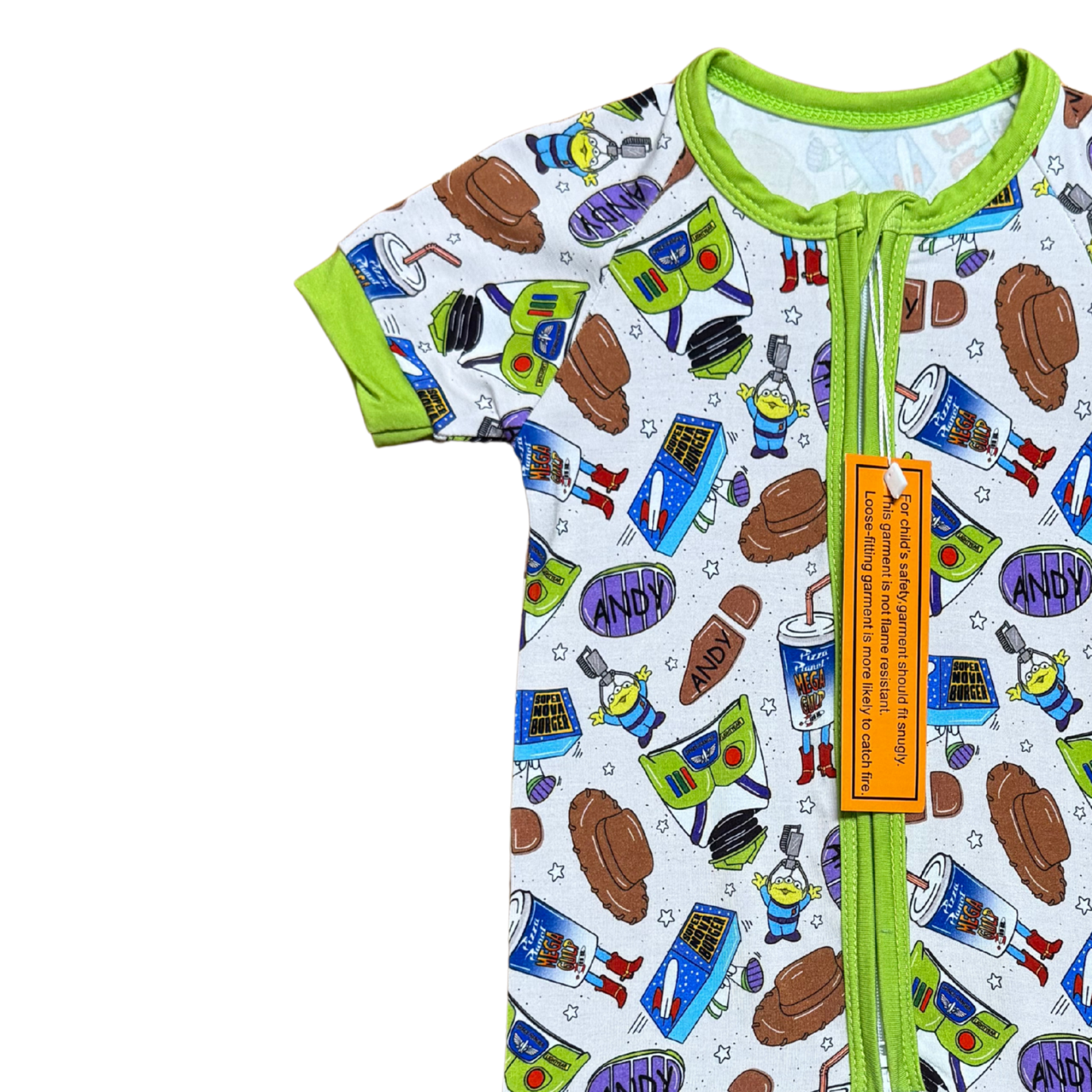 Andy's Room Bamboo Short Romper