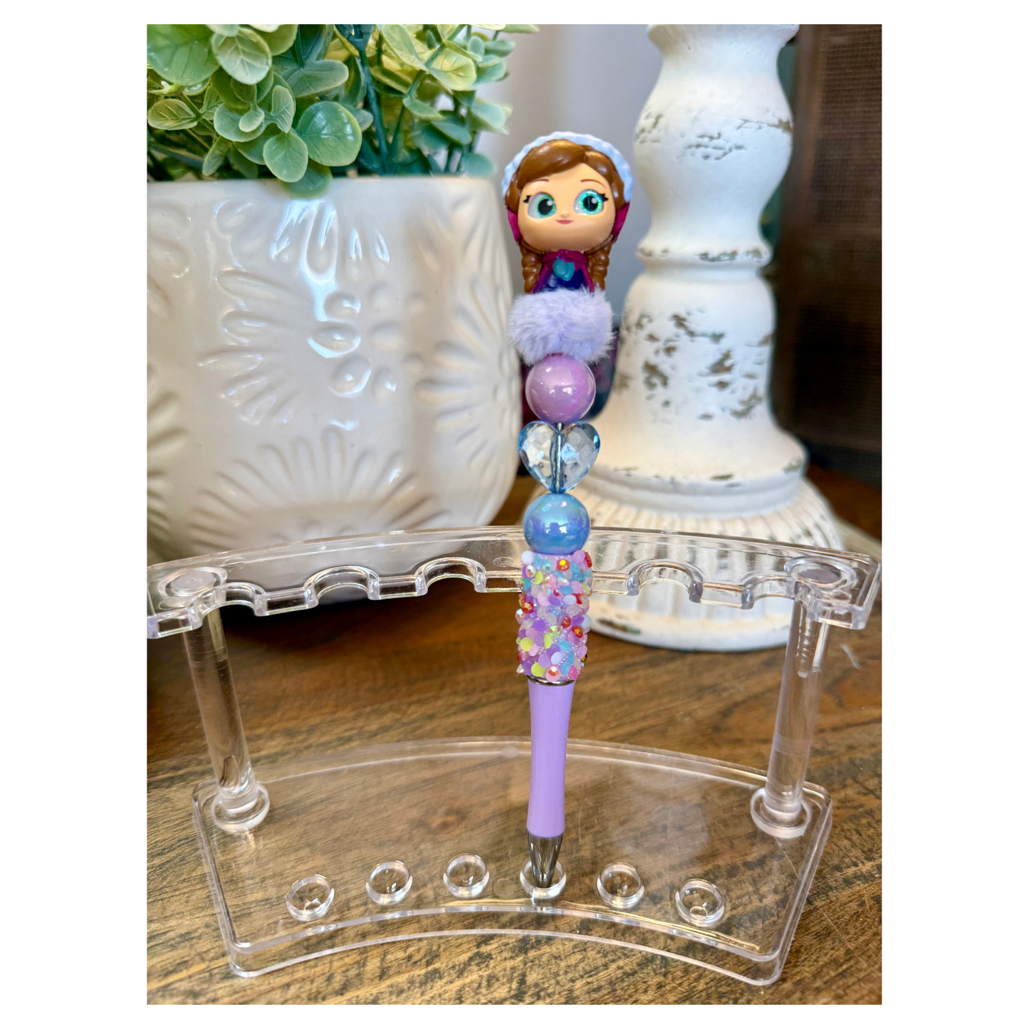 Disney Doorable Beaded Pen - Anna
