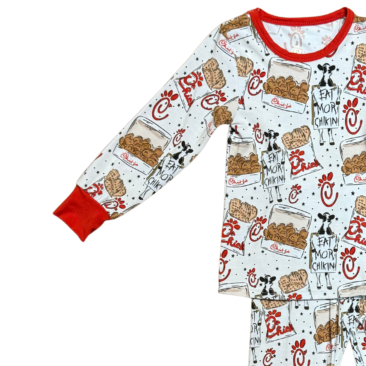 Eat More Chicken Bamboo PJ's