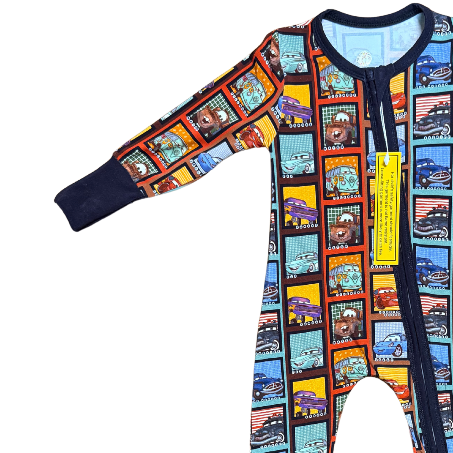 Cars Character Reels Bamboo Romper