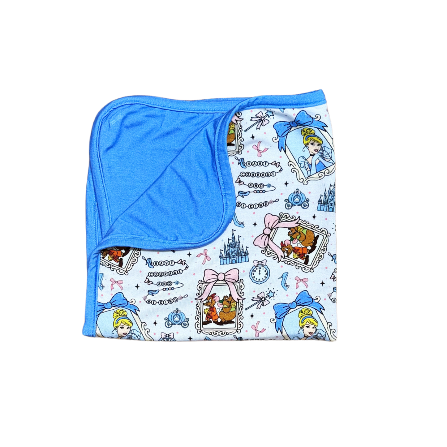 Have Courage & Be Kind Mini Bamboo Blanket