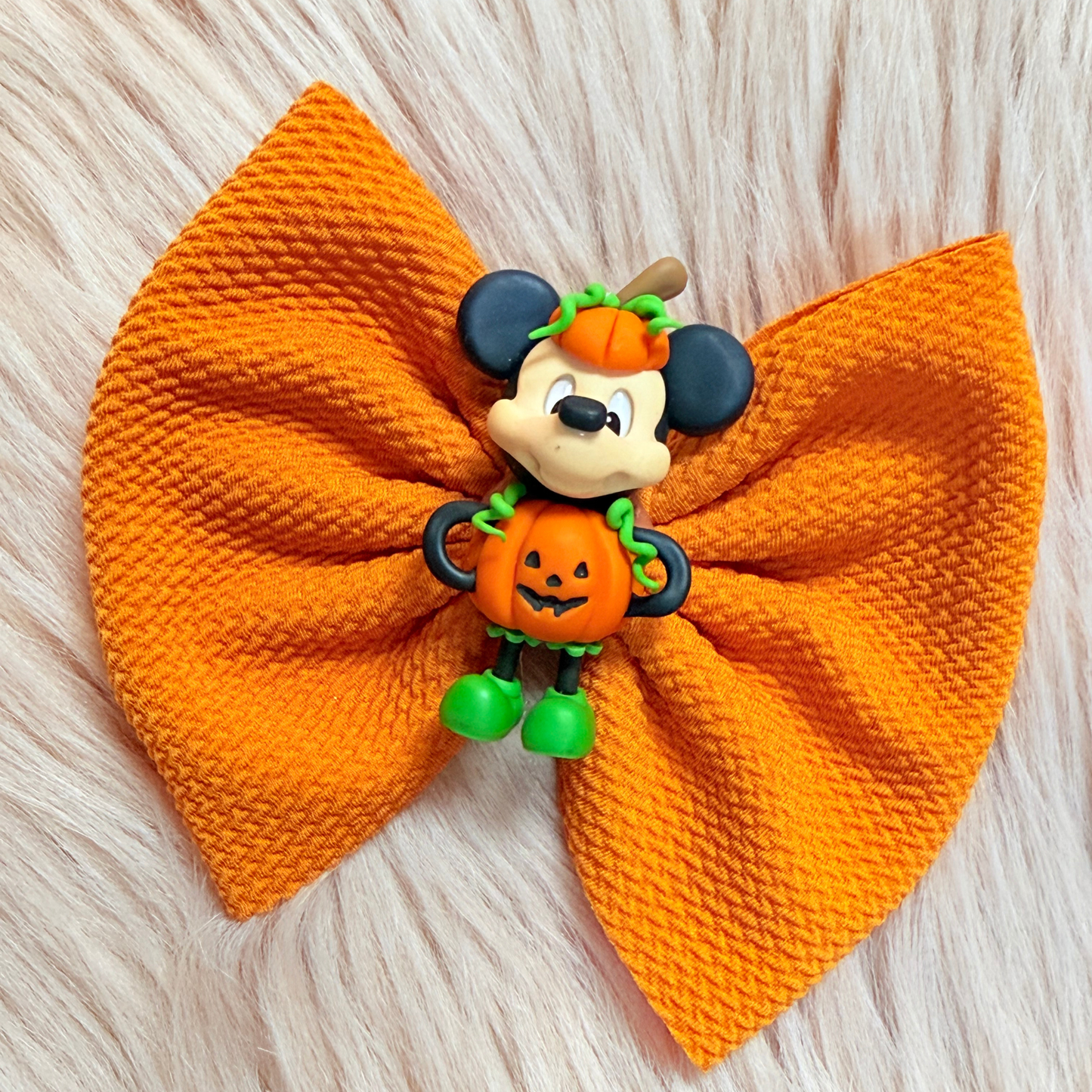 Savannah Bow - Pumpkin Mickey