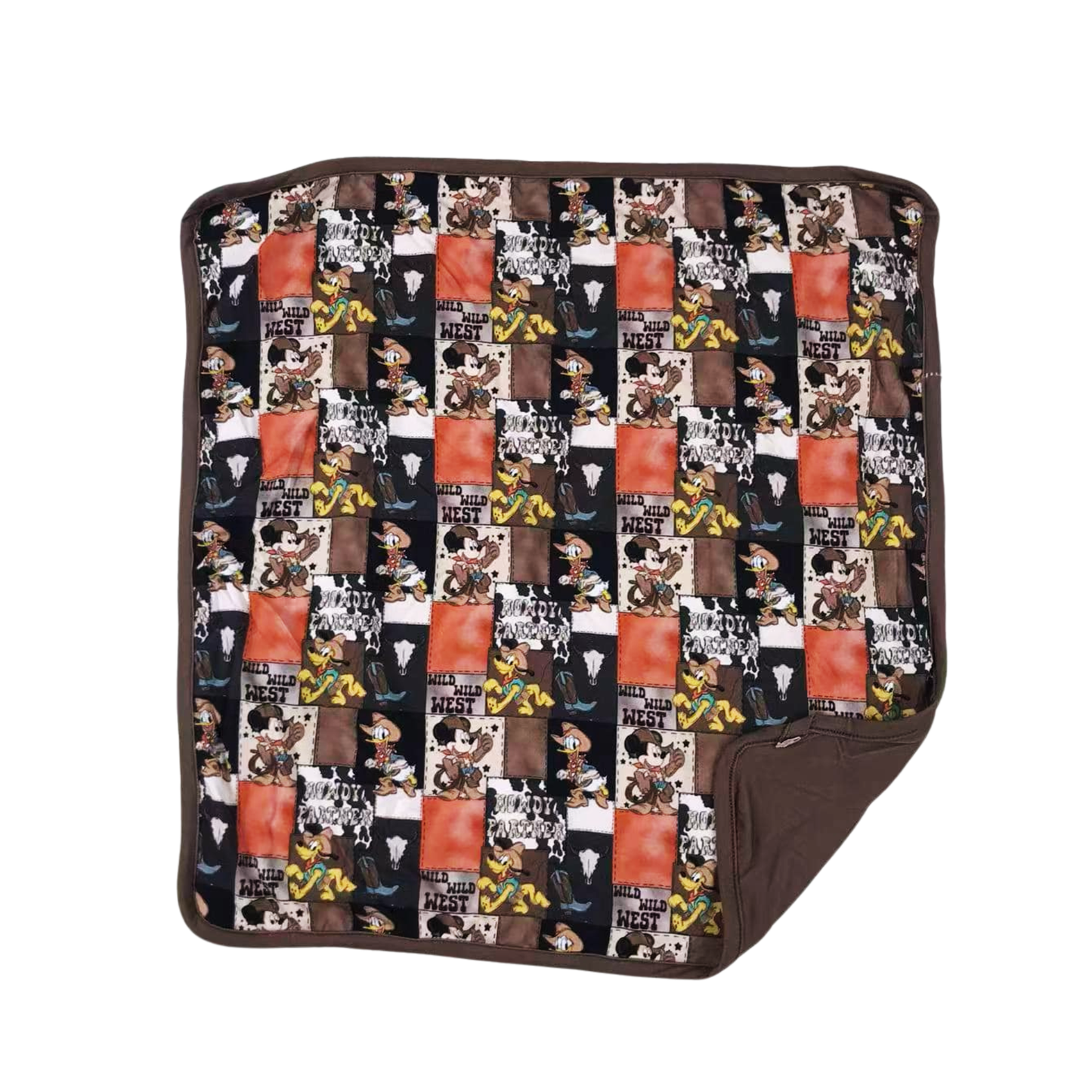 Mickey & Donald Cowboys Mini Bamboo Blanket