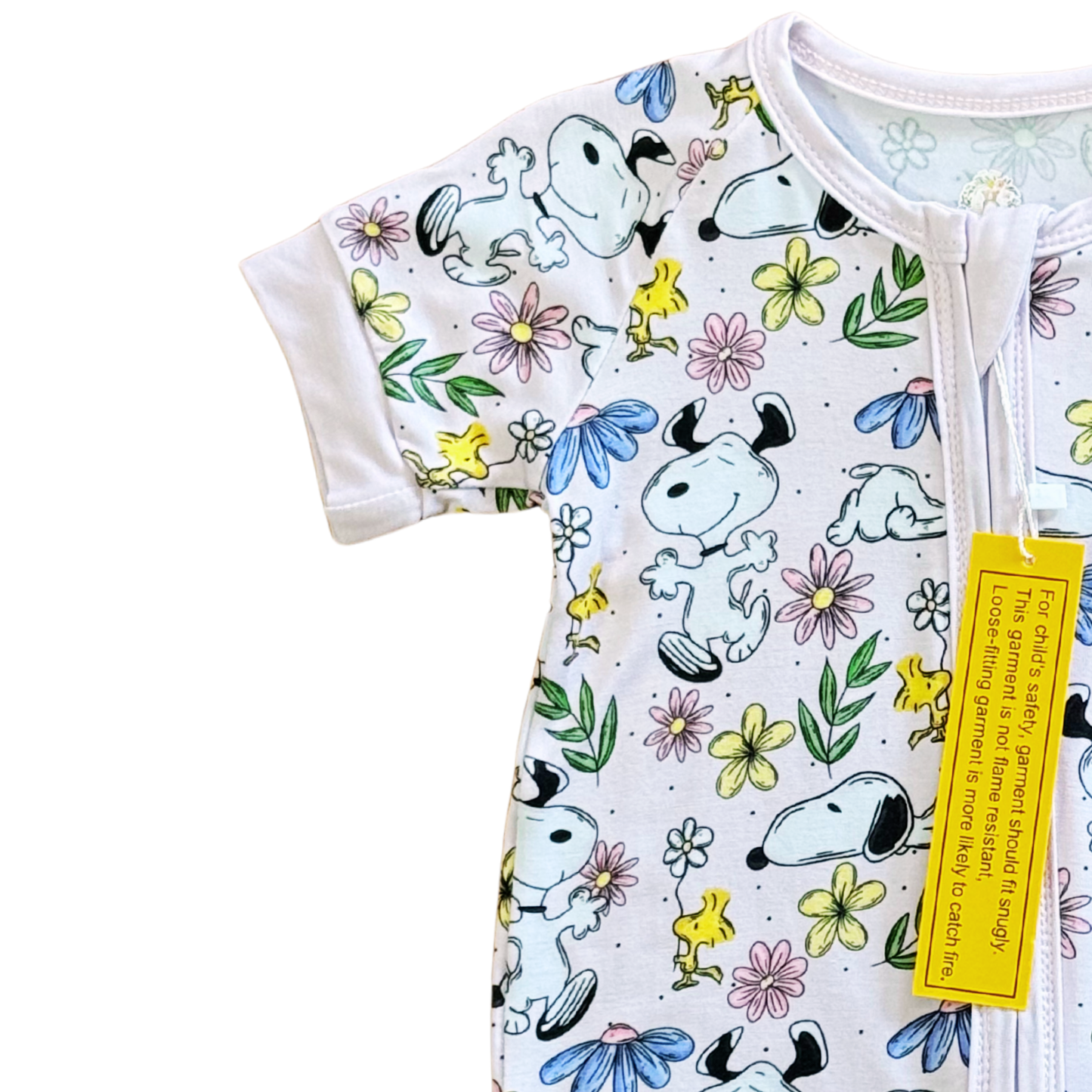 Snoopy Bamboo Shortie Romper