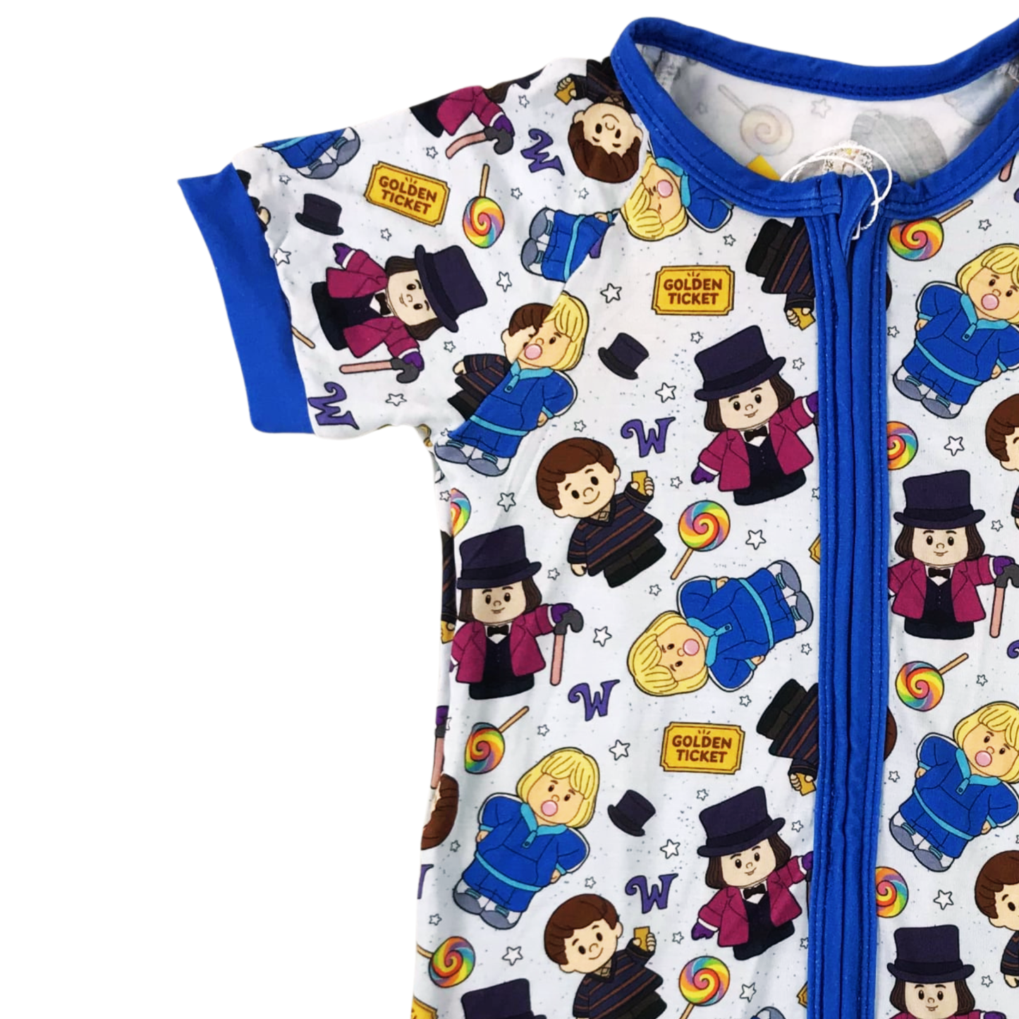 Charlie & The Chocolate Factory Bamboo Short Romper