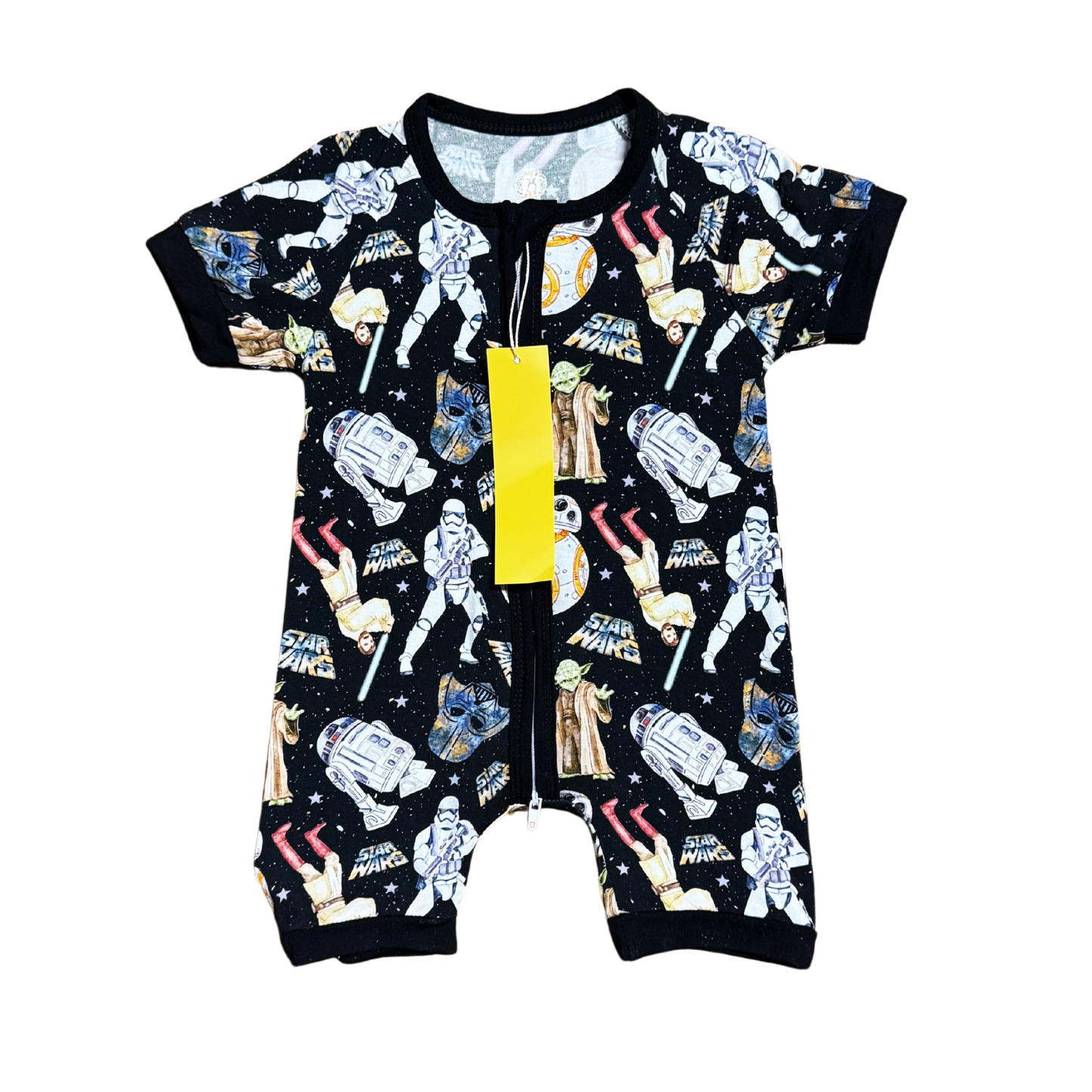 May The Force Be With You Bamboo Short Romper