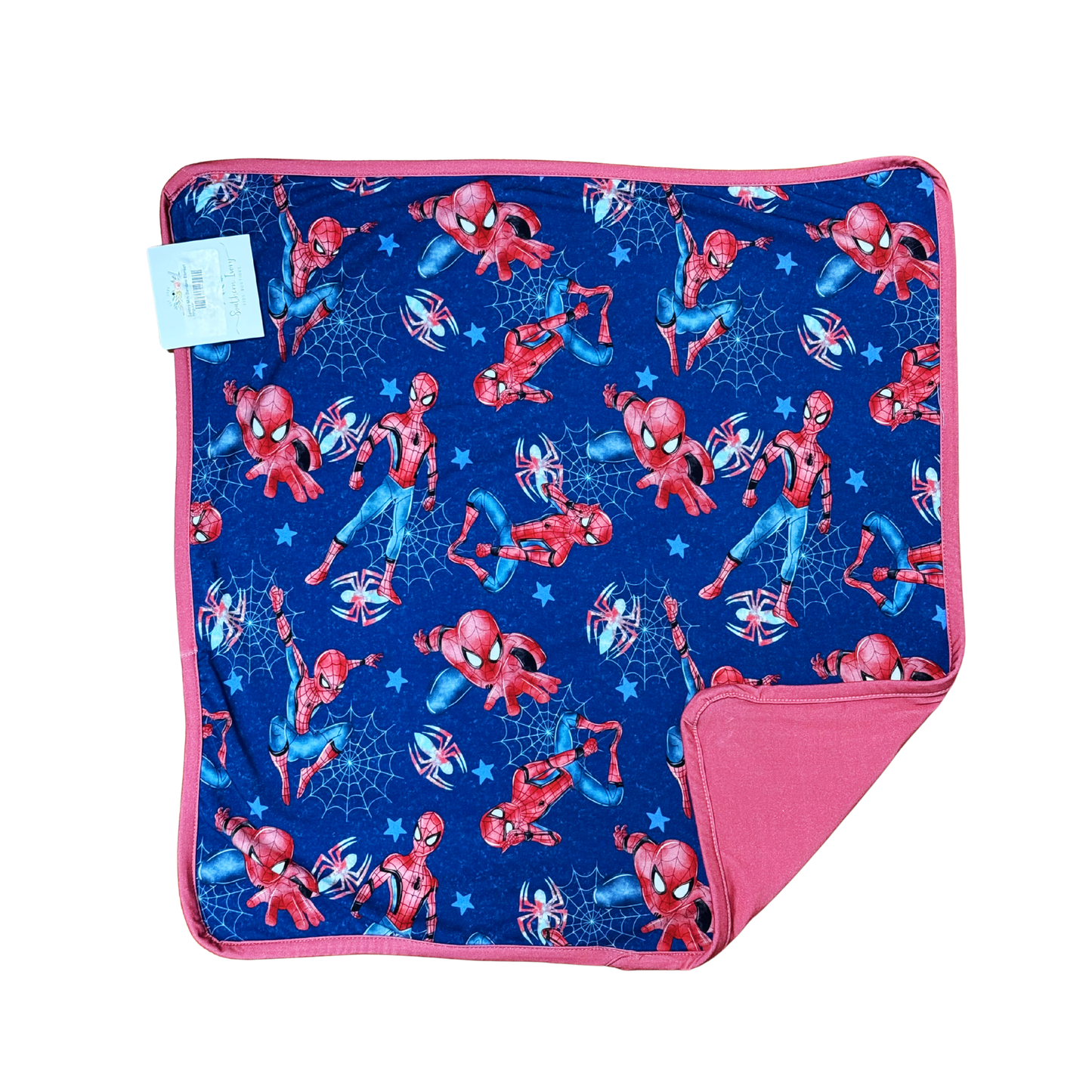 Spiderman Mini Bamboo Blanket