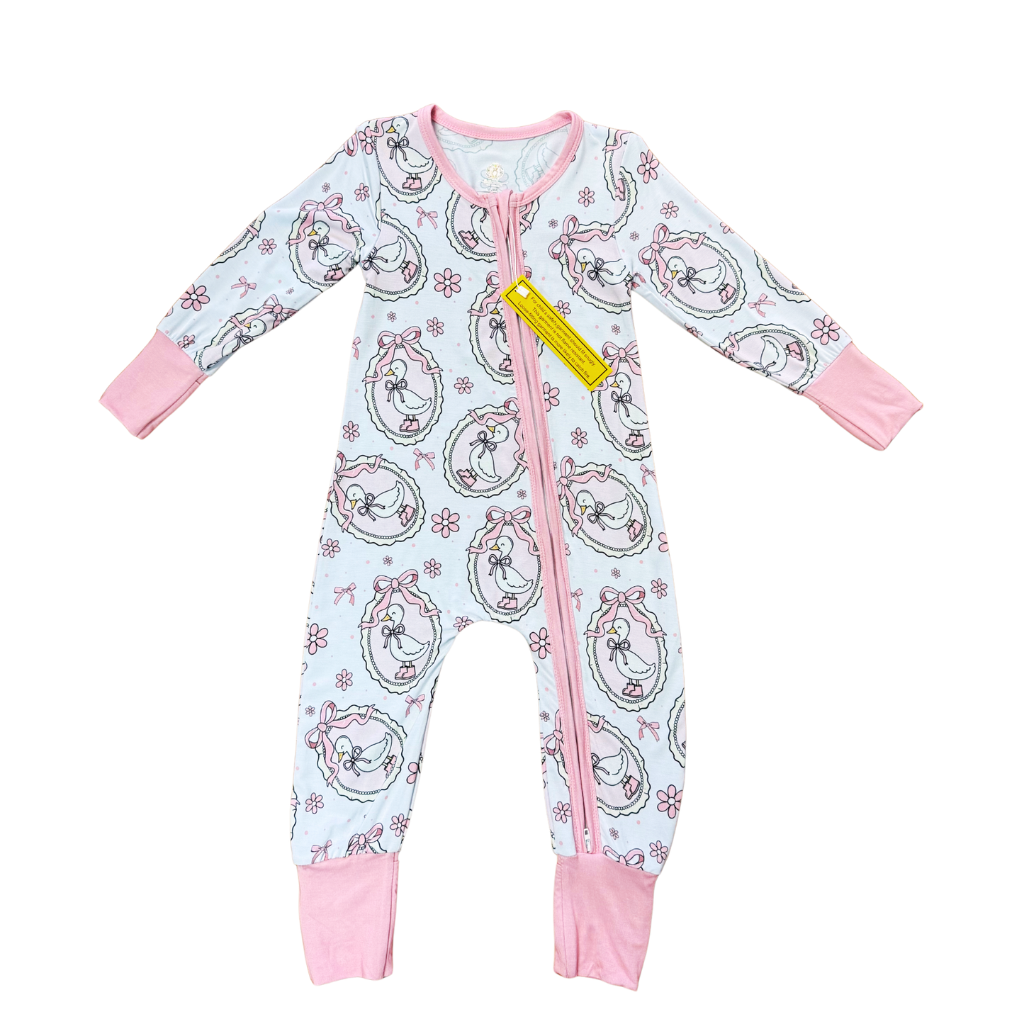Coquette Goose Frames Bamboo Romper