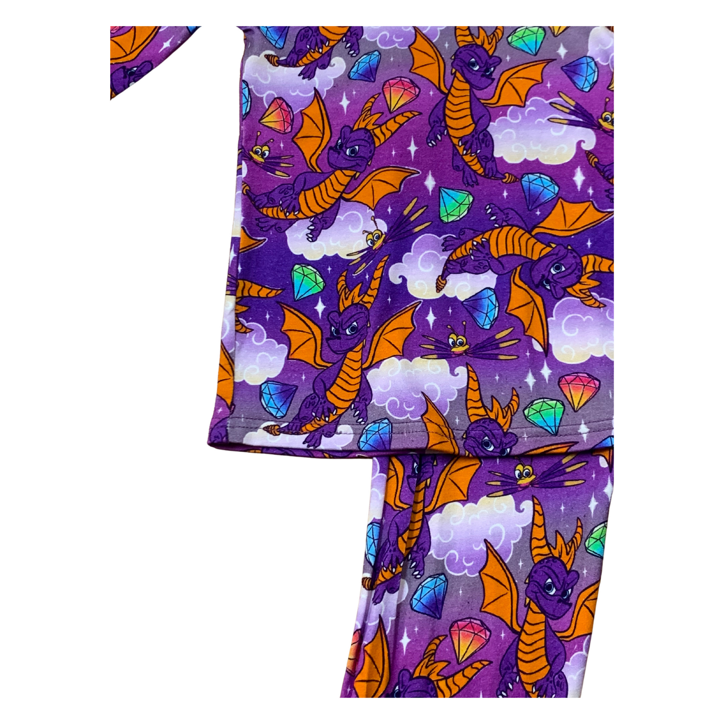 Spyro The Dragon Bamboo PJ's Set