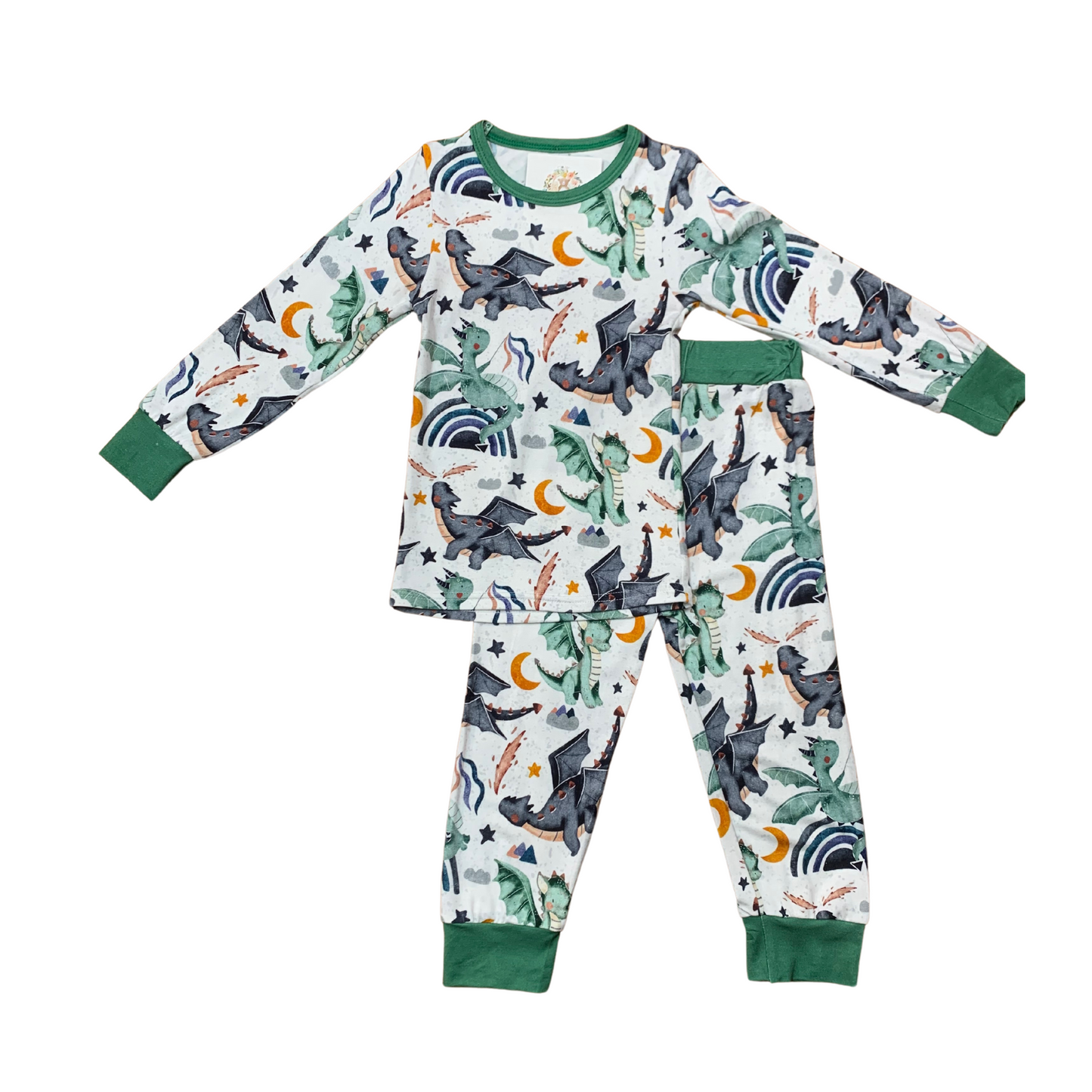 Sleepy Time Dragons Bamboo PJ's