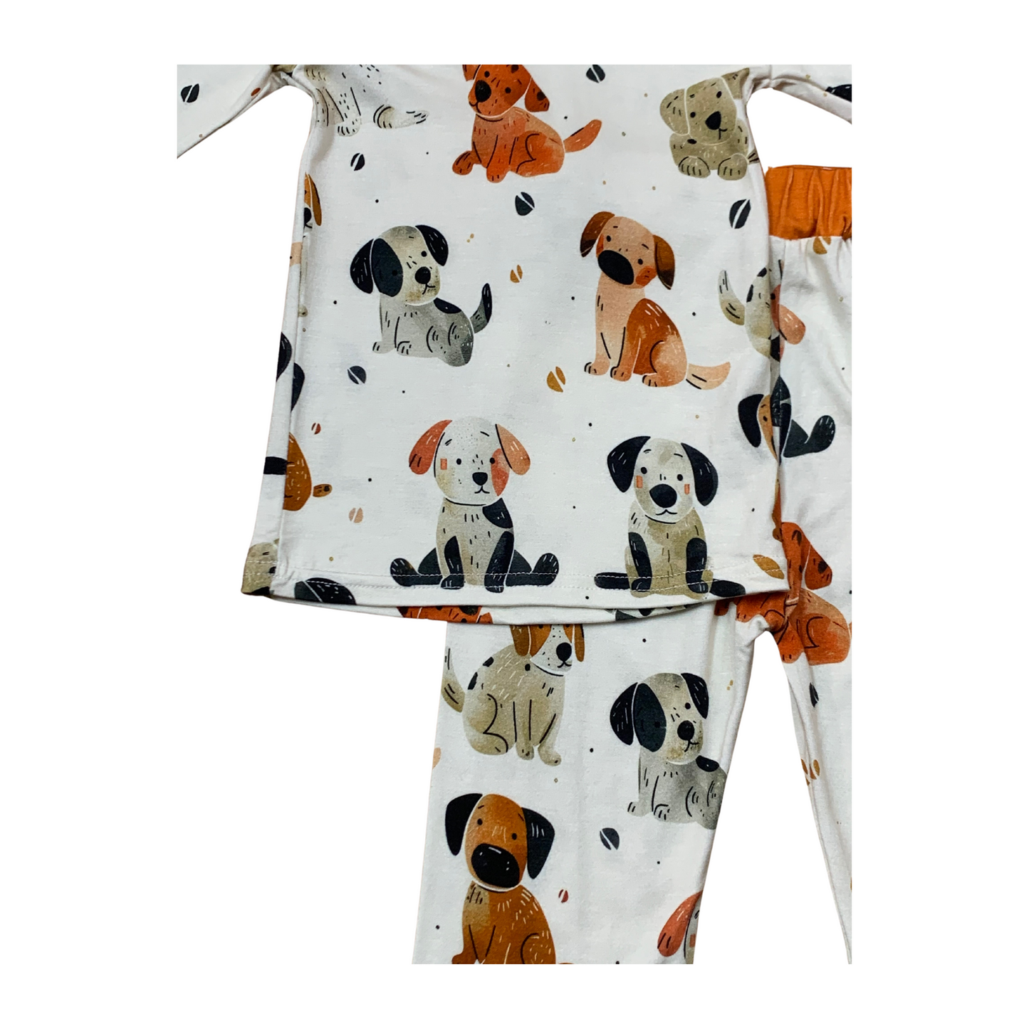Little Pups Bamboo PJ's Set