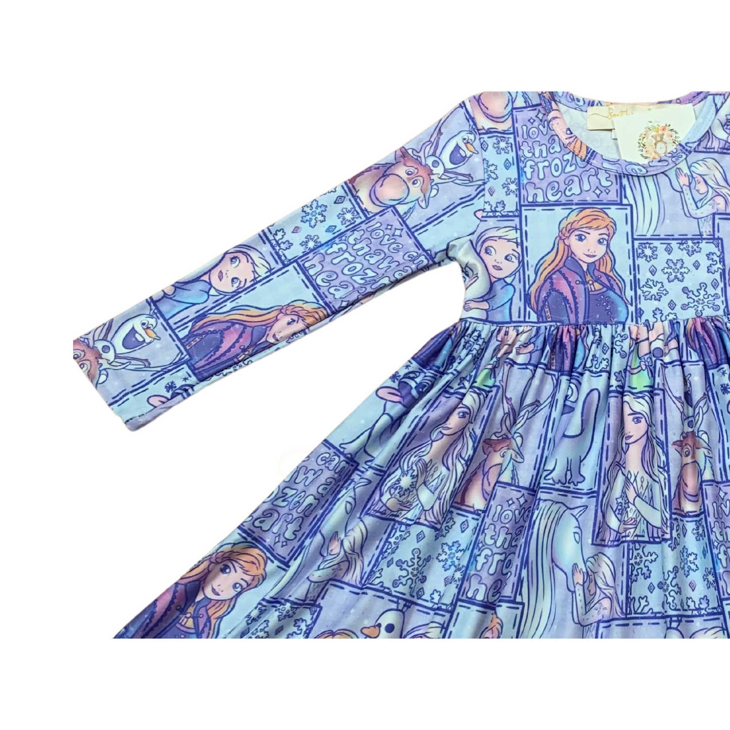 Love Can Thaw A Frozen Heart Twirl Dress