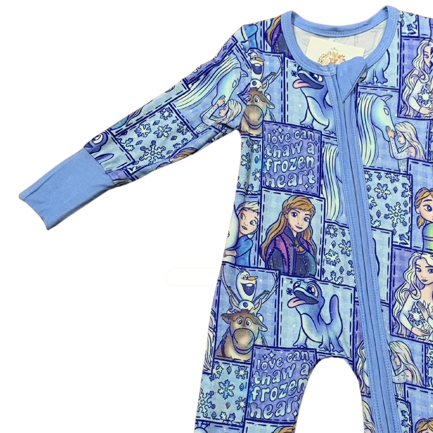 Love Can Thaw A Frozen Heart Bamboo Romper