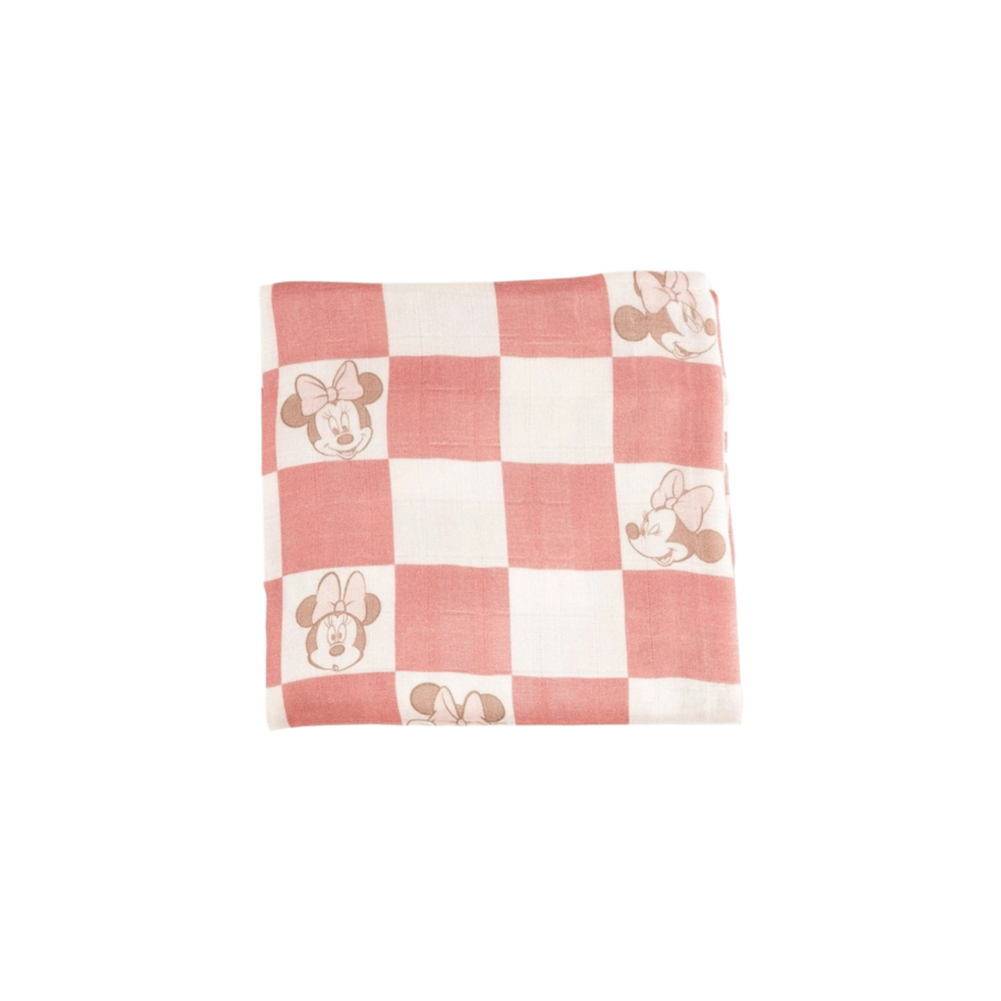 Rose Checkered Muslin Blanket