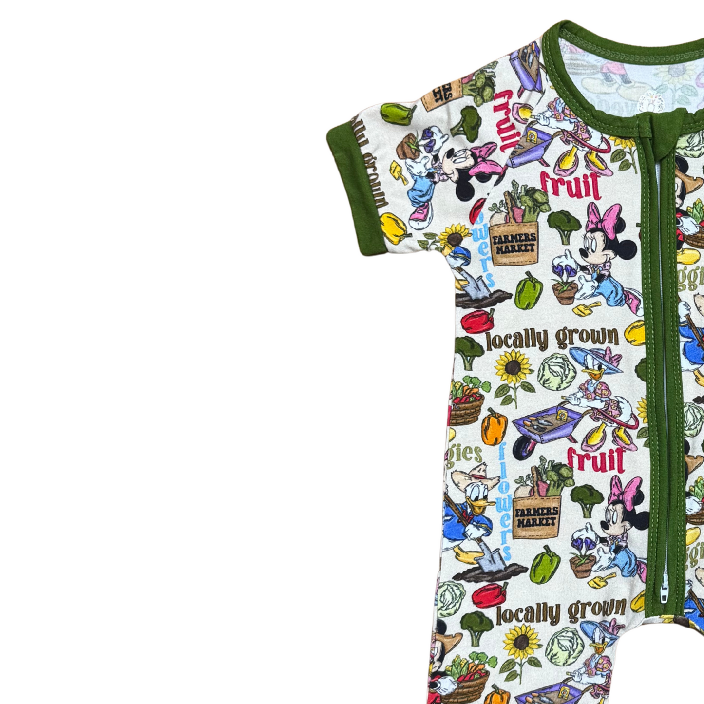 Locally Grown by Mickey & Friends Bamboo Short Romper