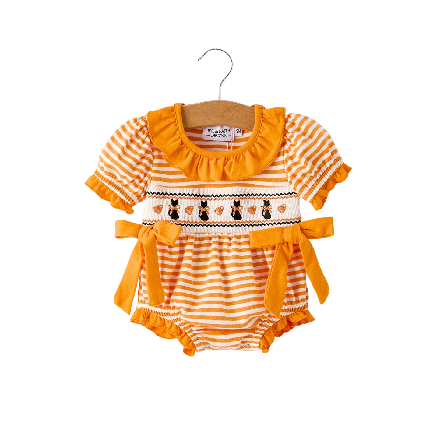 No Bad Luck Embroidered Romper
