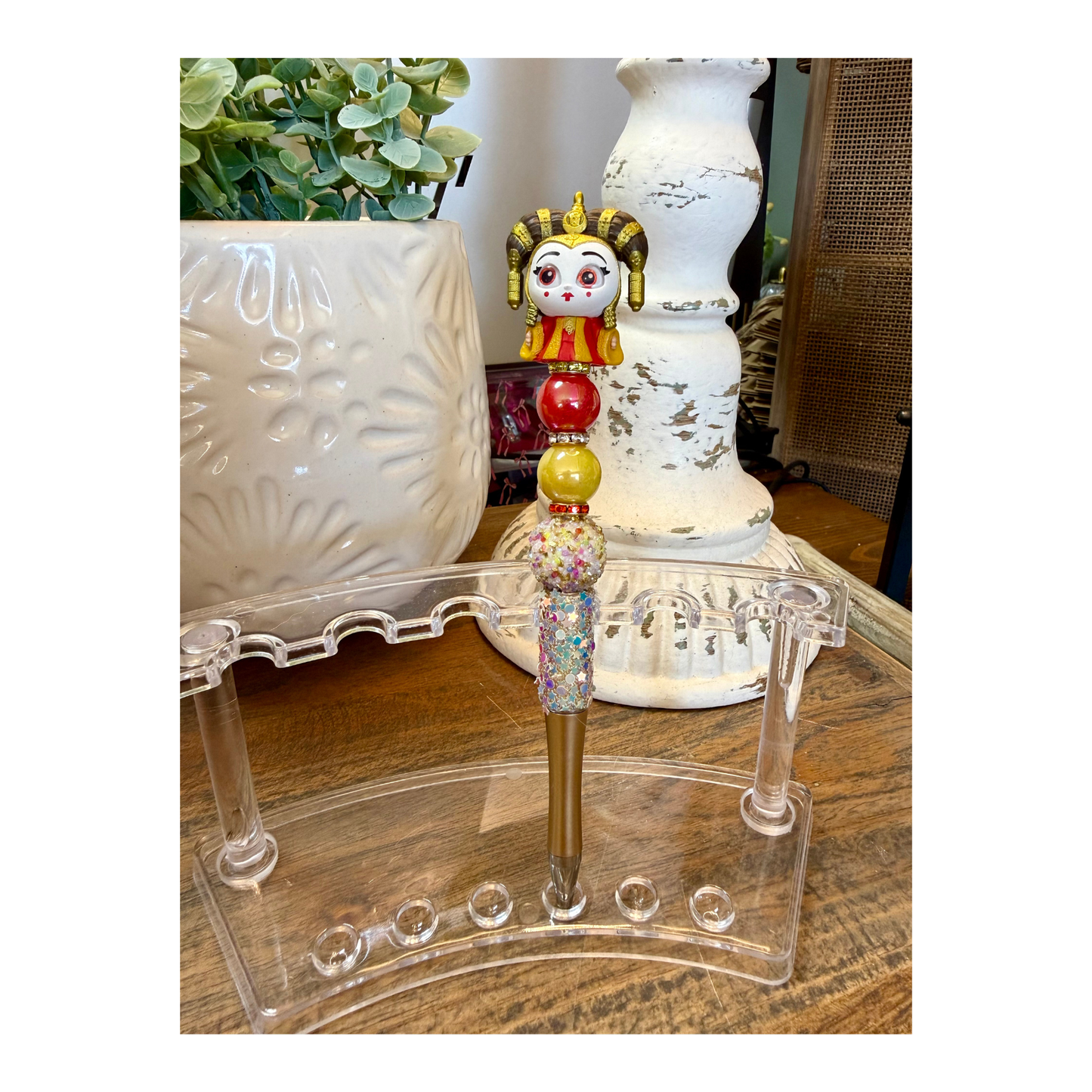 Disney Doorable Beaded Pen - Queen Amidala
