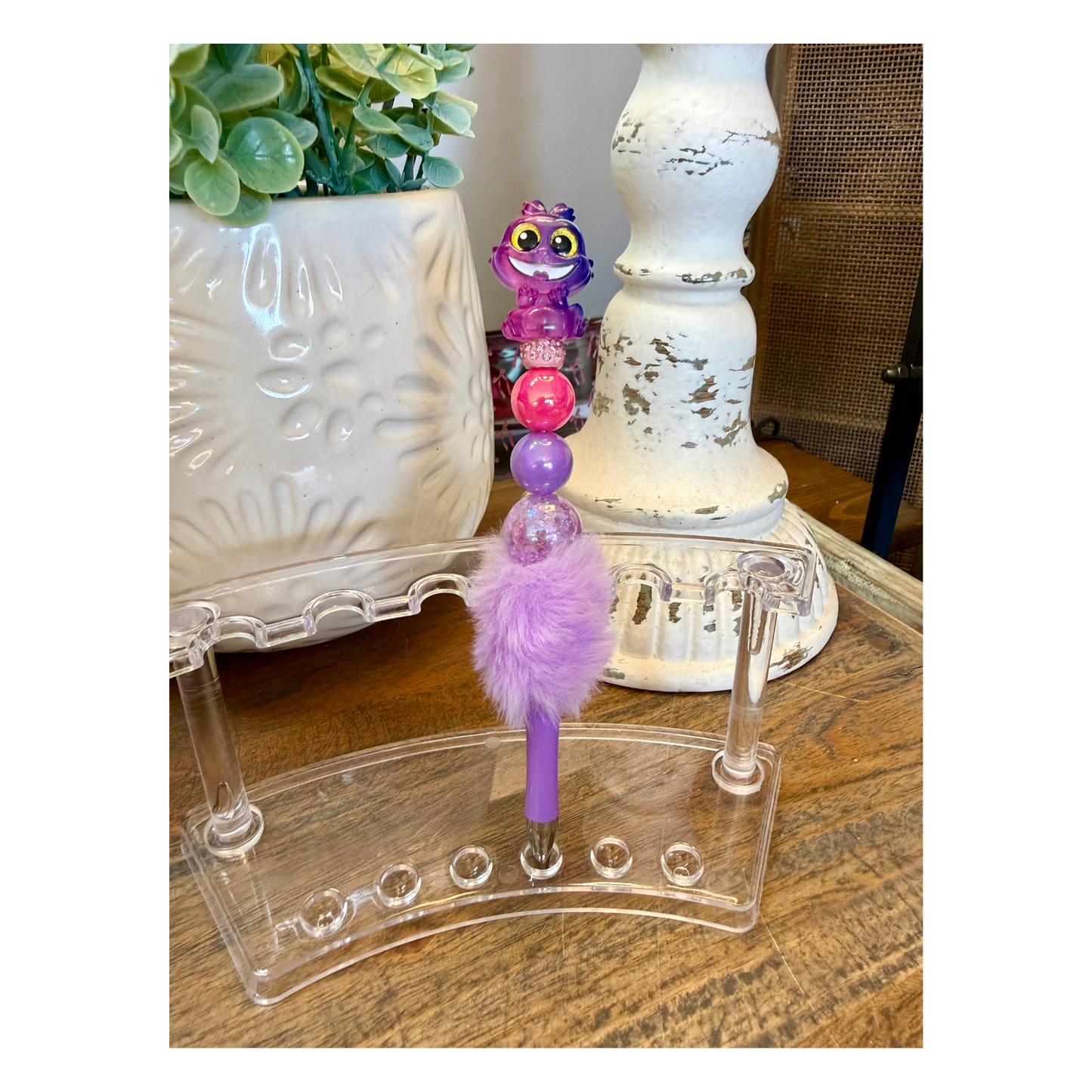 Disney Doorable Beaded Pen - Cheshire Cat