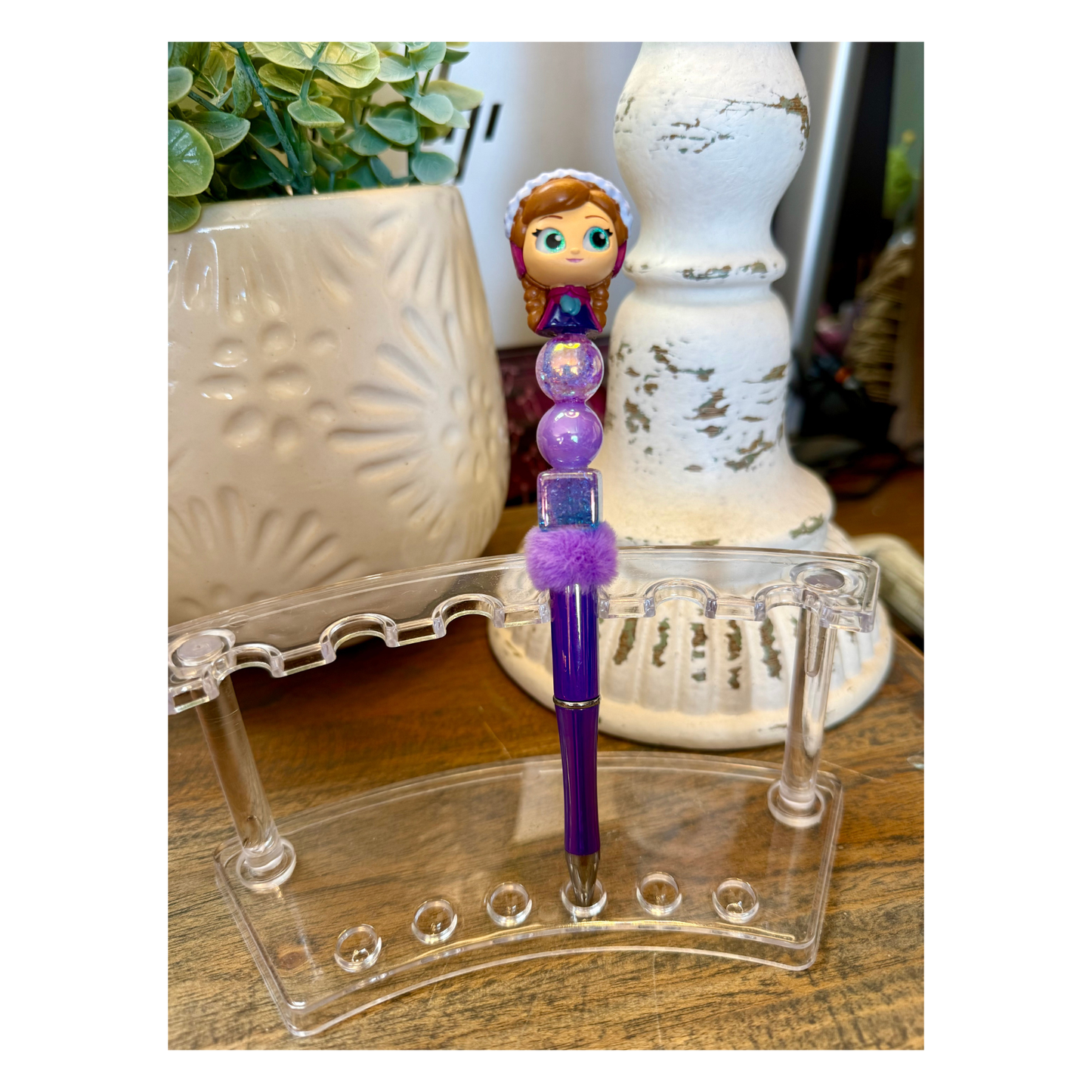 Disney Doorable Beaded Pen - Anna