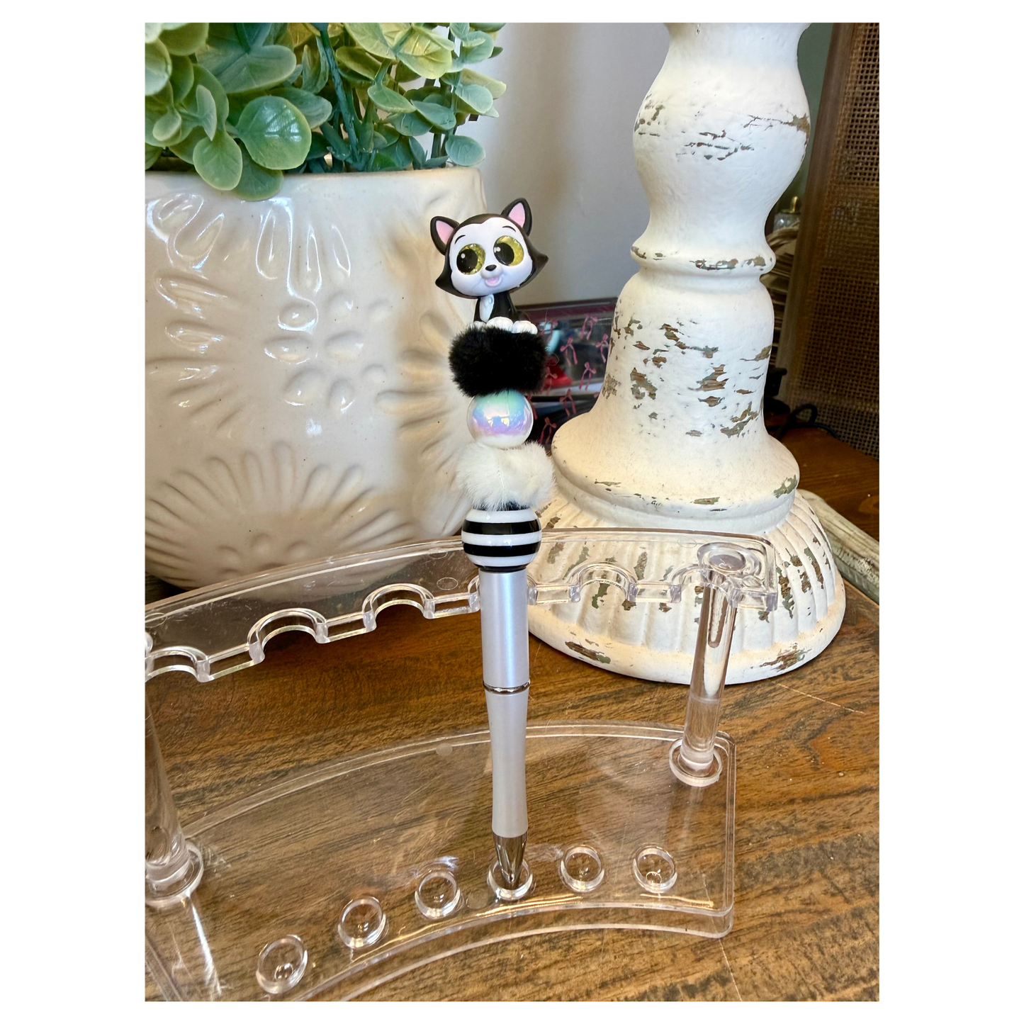 Disney Doorable Beaded Pen - Figaro