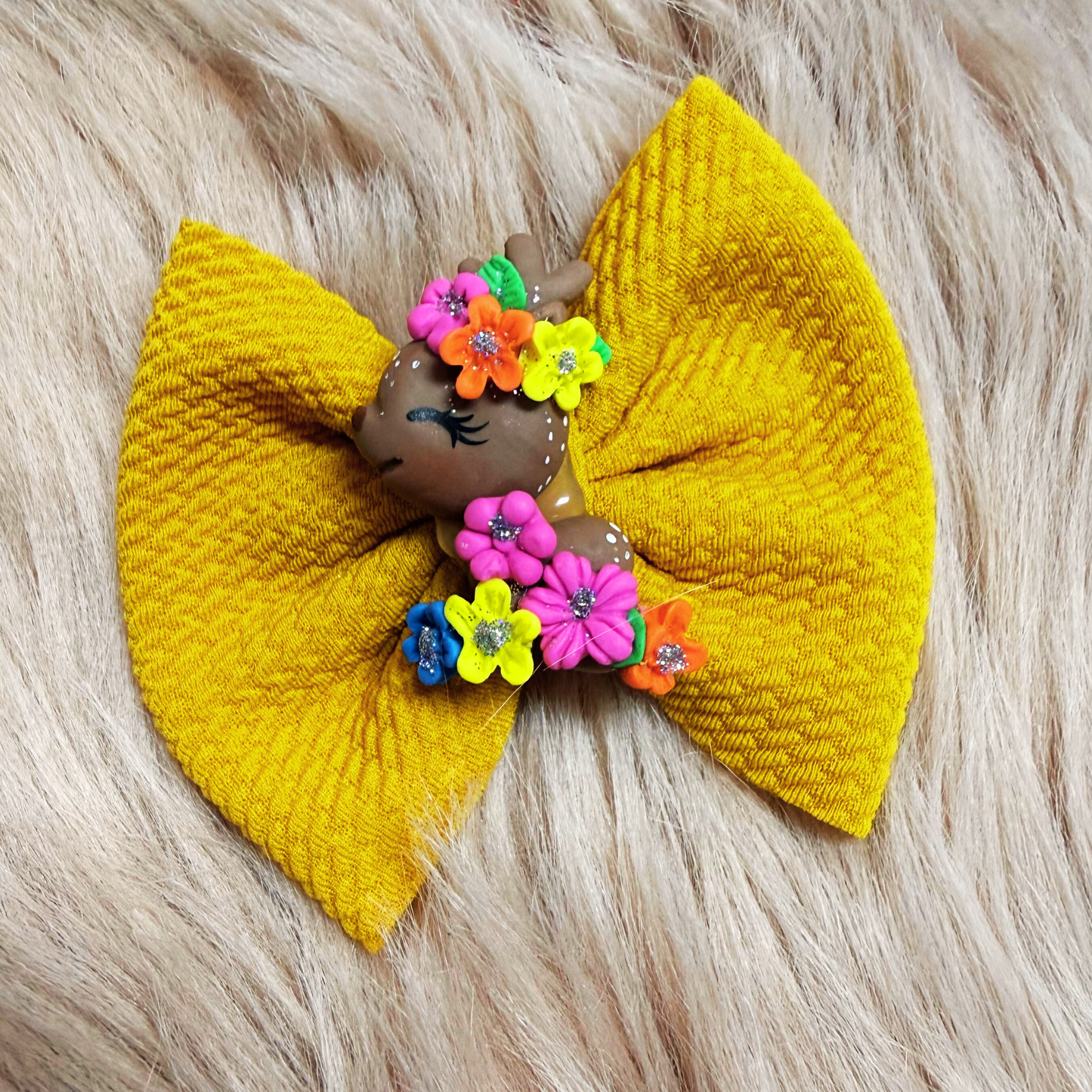 Savannah Bow - Floral Deer